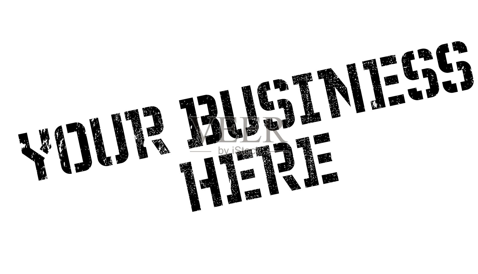 你在这里的生意不受欢迎插画图片素材