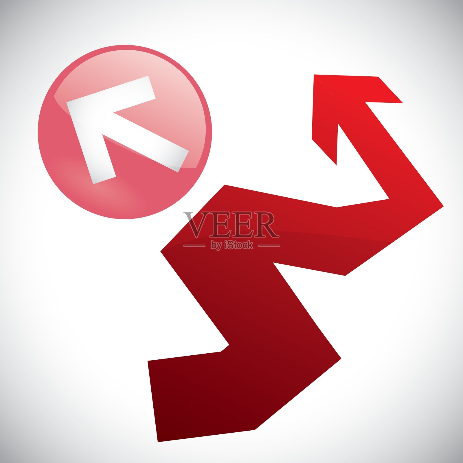 箭头的设计插画图片素材