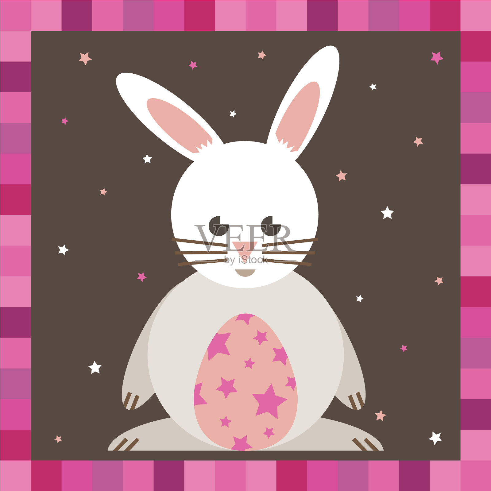 复活节兔子插画图片素材