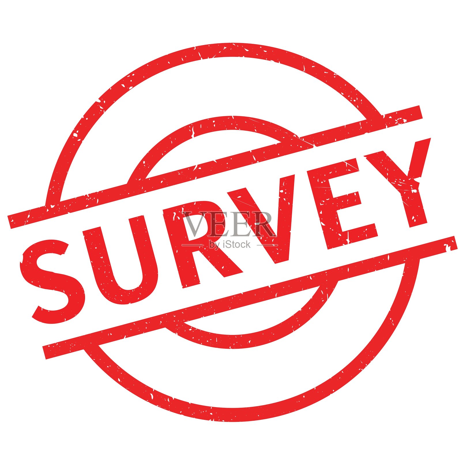 调查橡皮图章插画图片素材