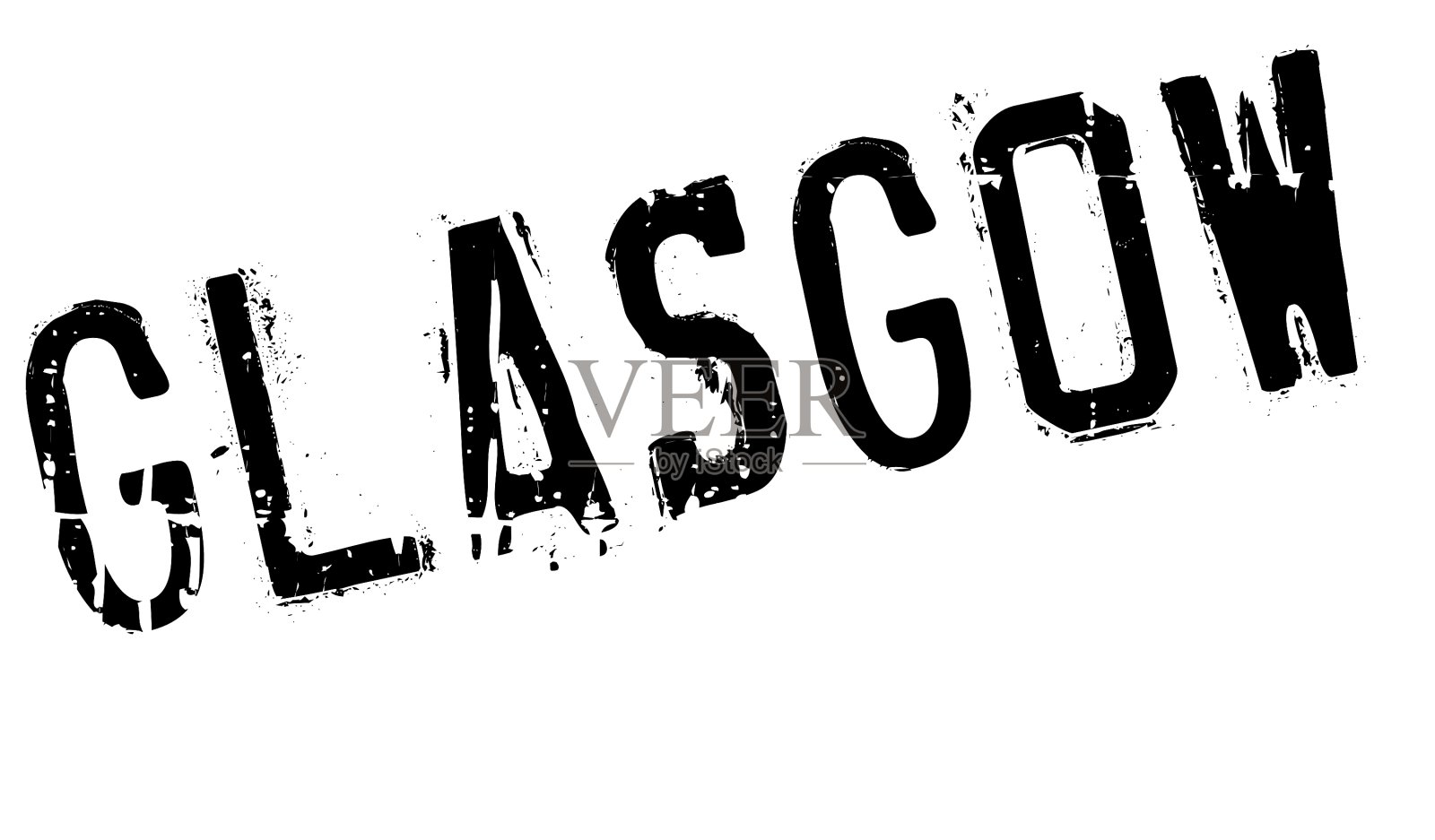 格拉斯哥邮票橡胶垃圾设计元素图片