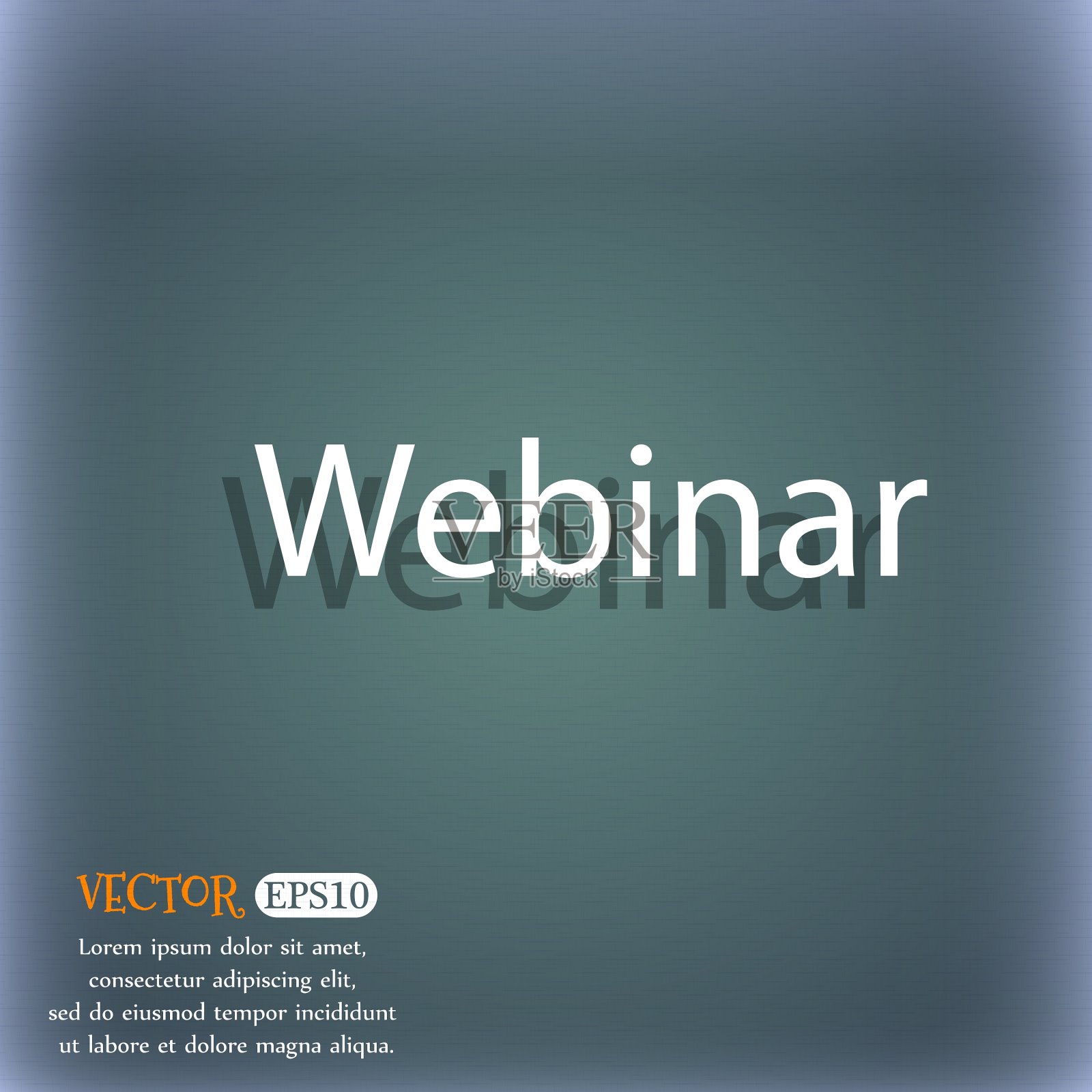 在线研讨会web camera sign icon插画图片素材