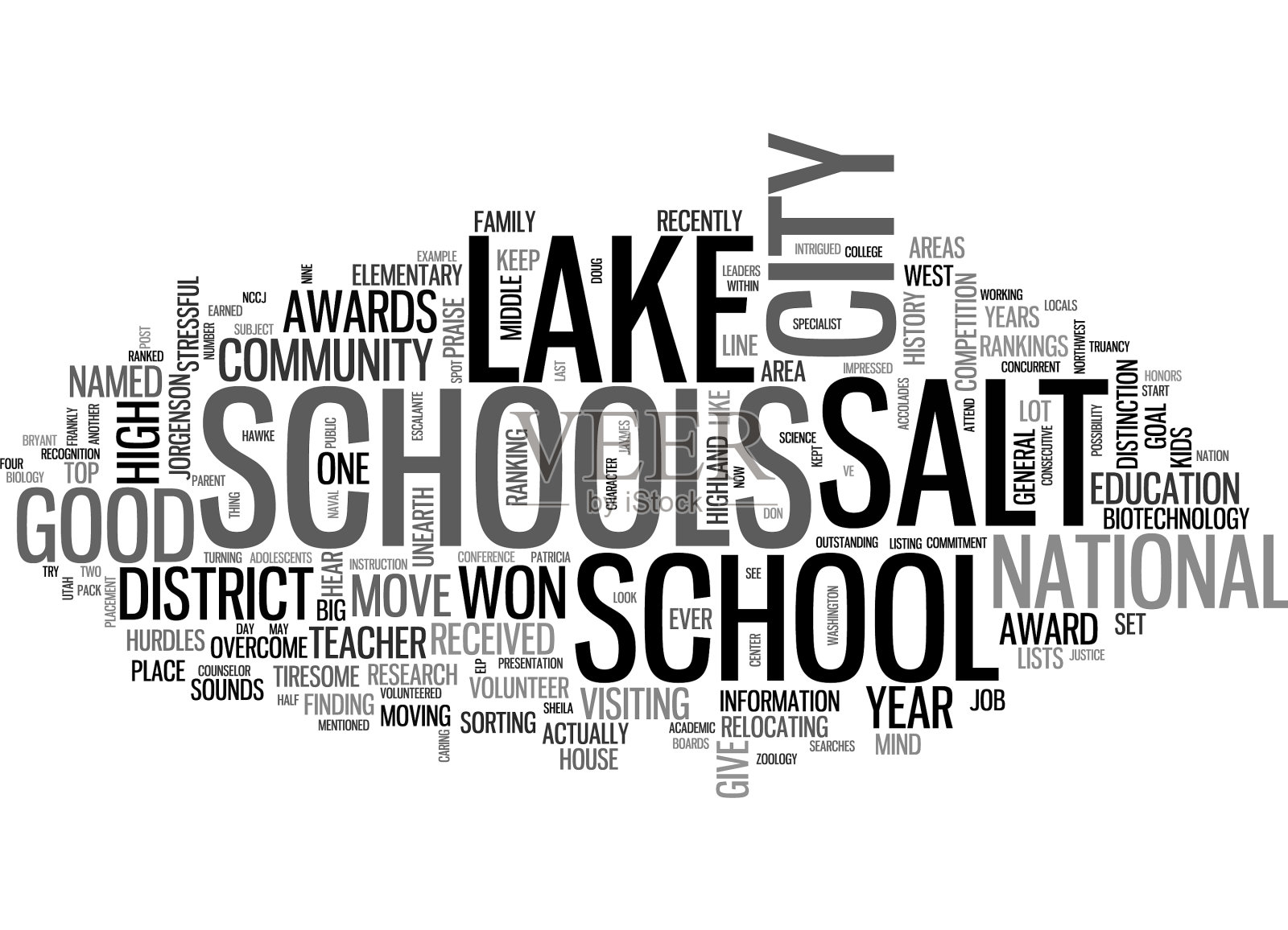 好学校哪里有文字词云的概念插画图片素材