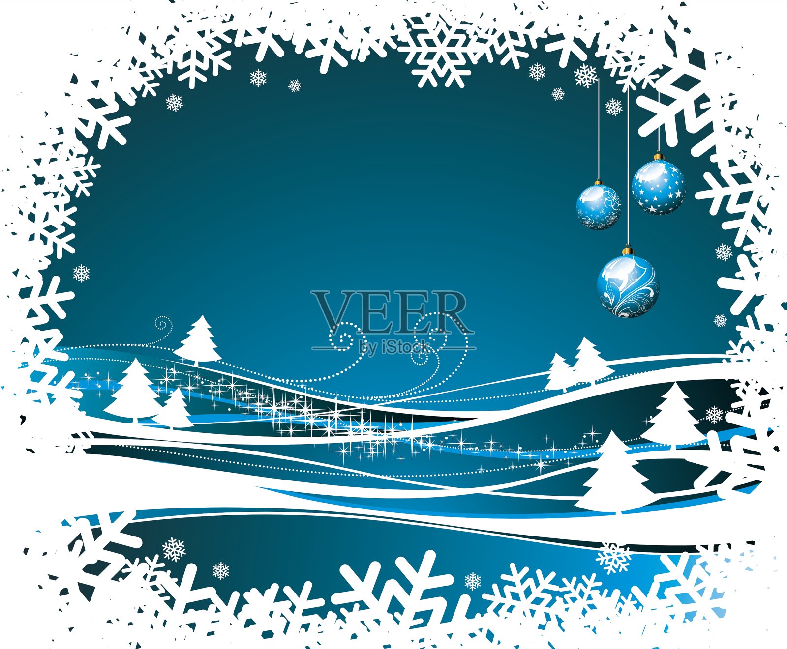 圣诞节的背景插画图片素材