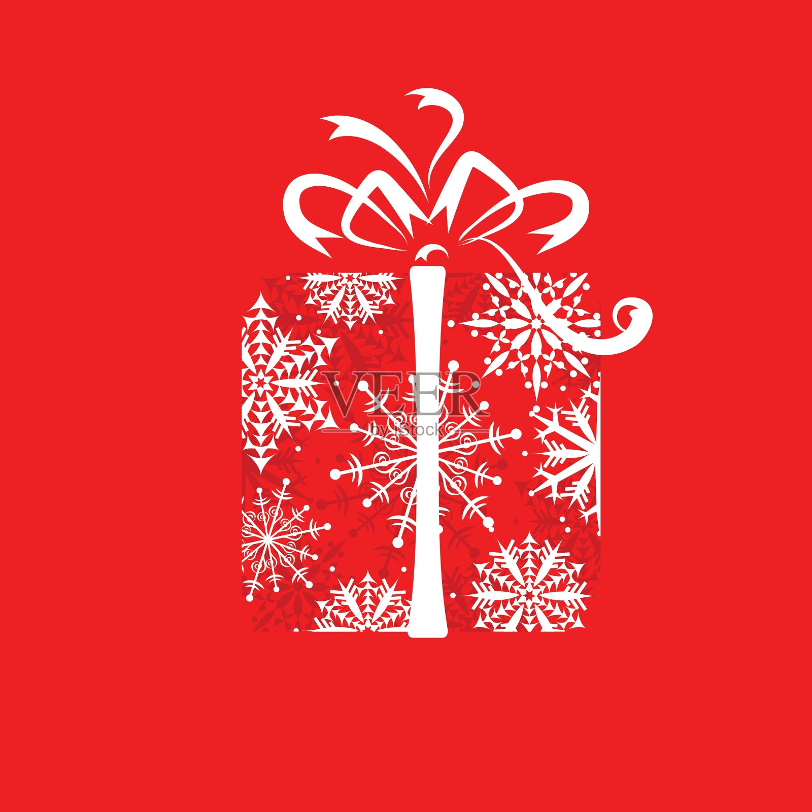 圣诞礼物盒插画图片素材