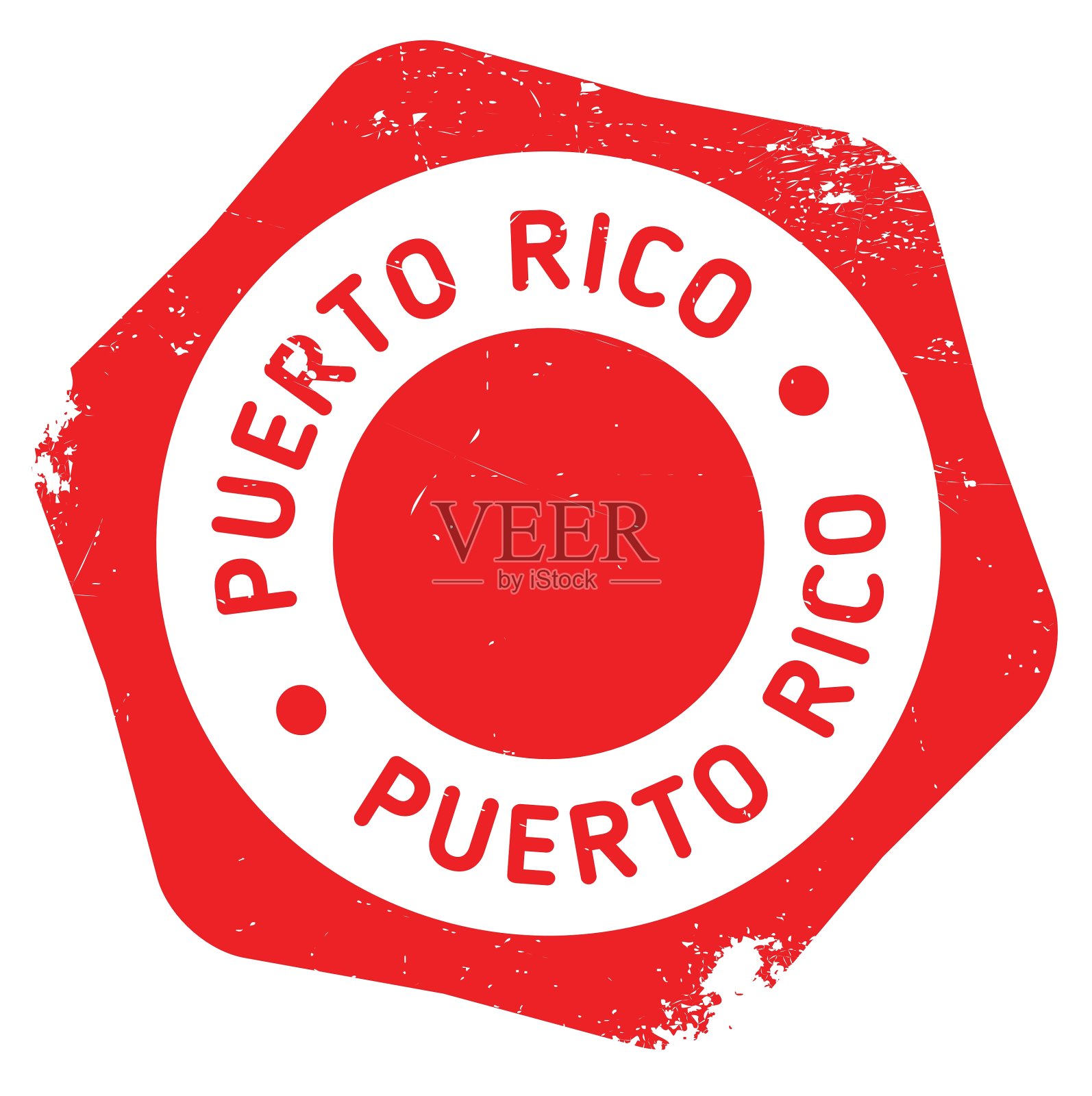 波多黎各的邮票设计元素图片