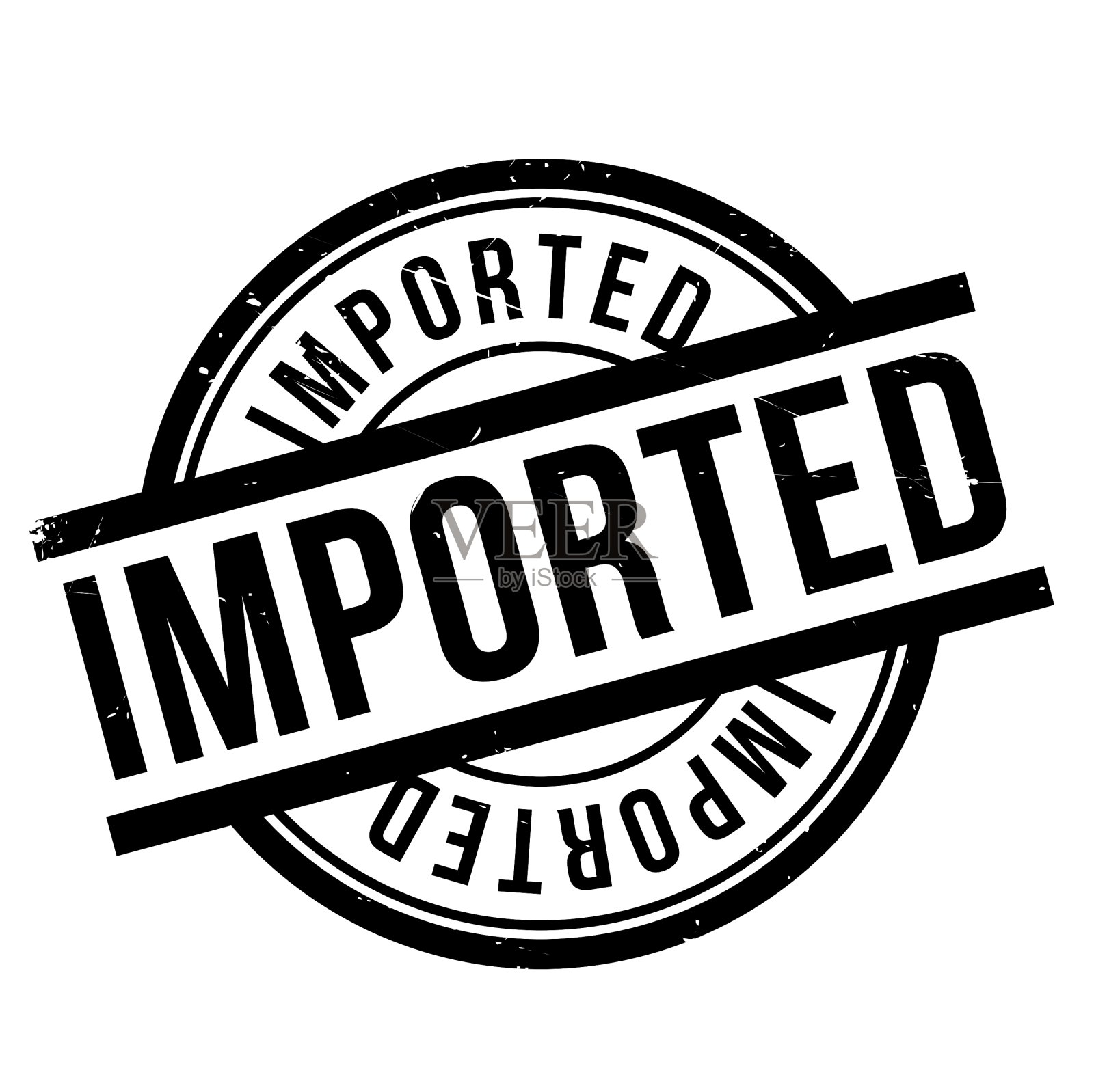 进口橡皮图章插画图片素材