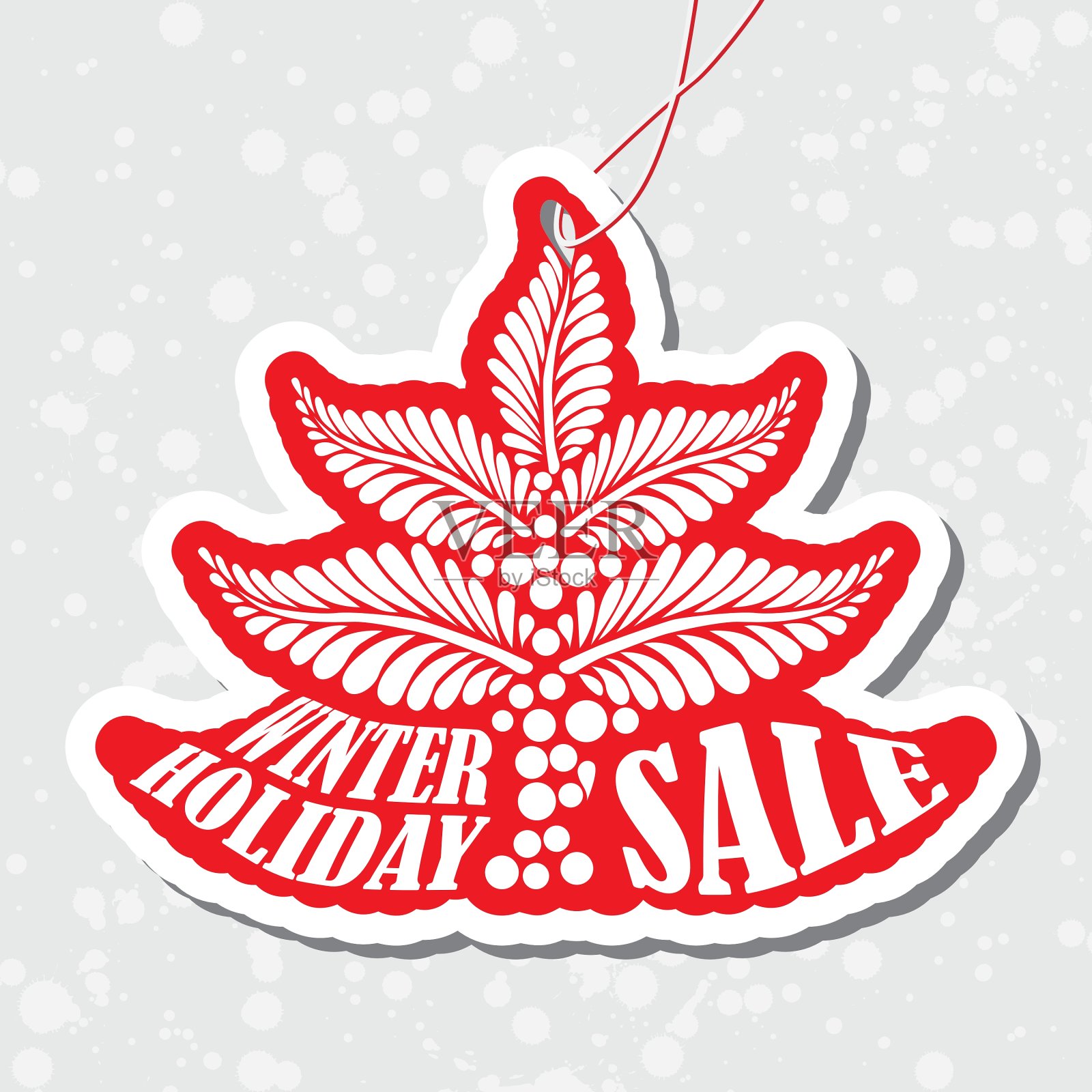 圣诞节的标签设计元素图片