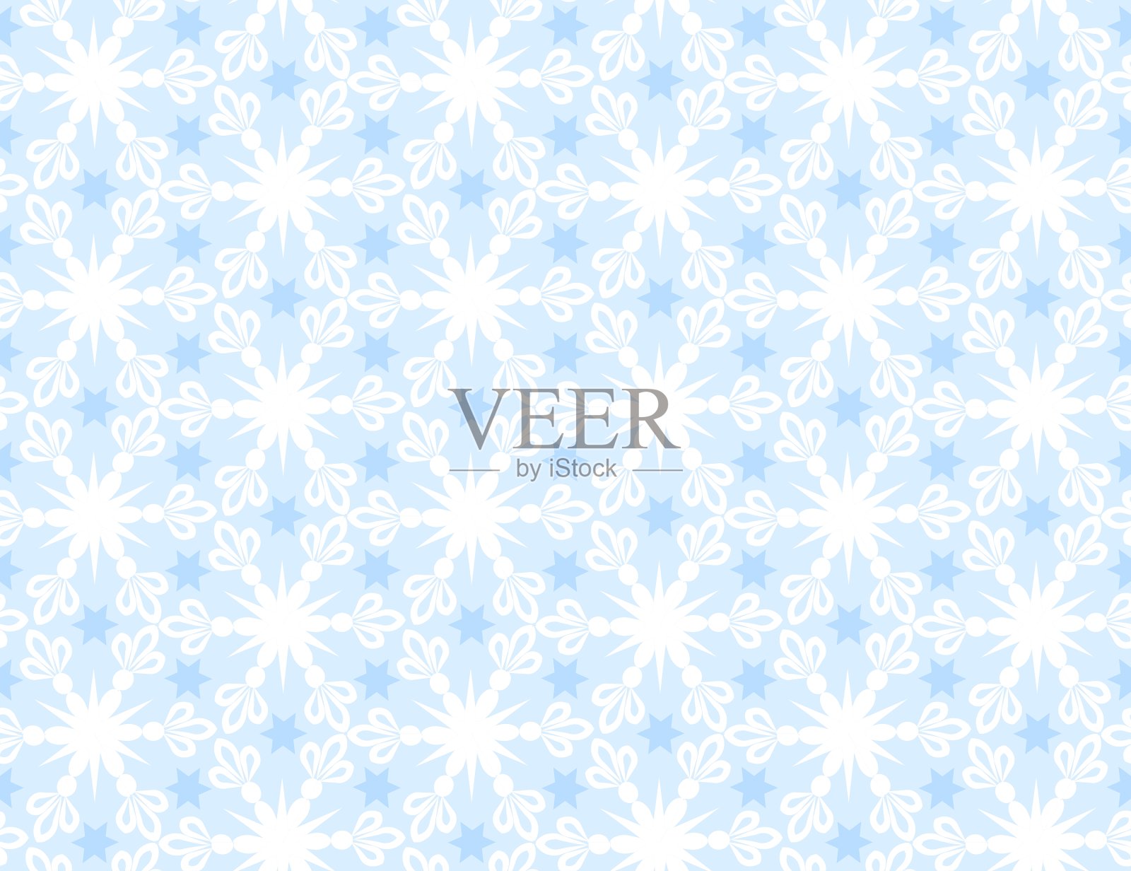 从雪花模式插画图片素材