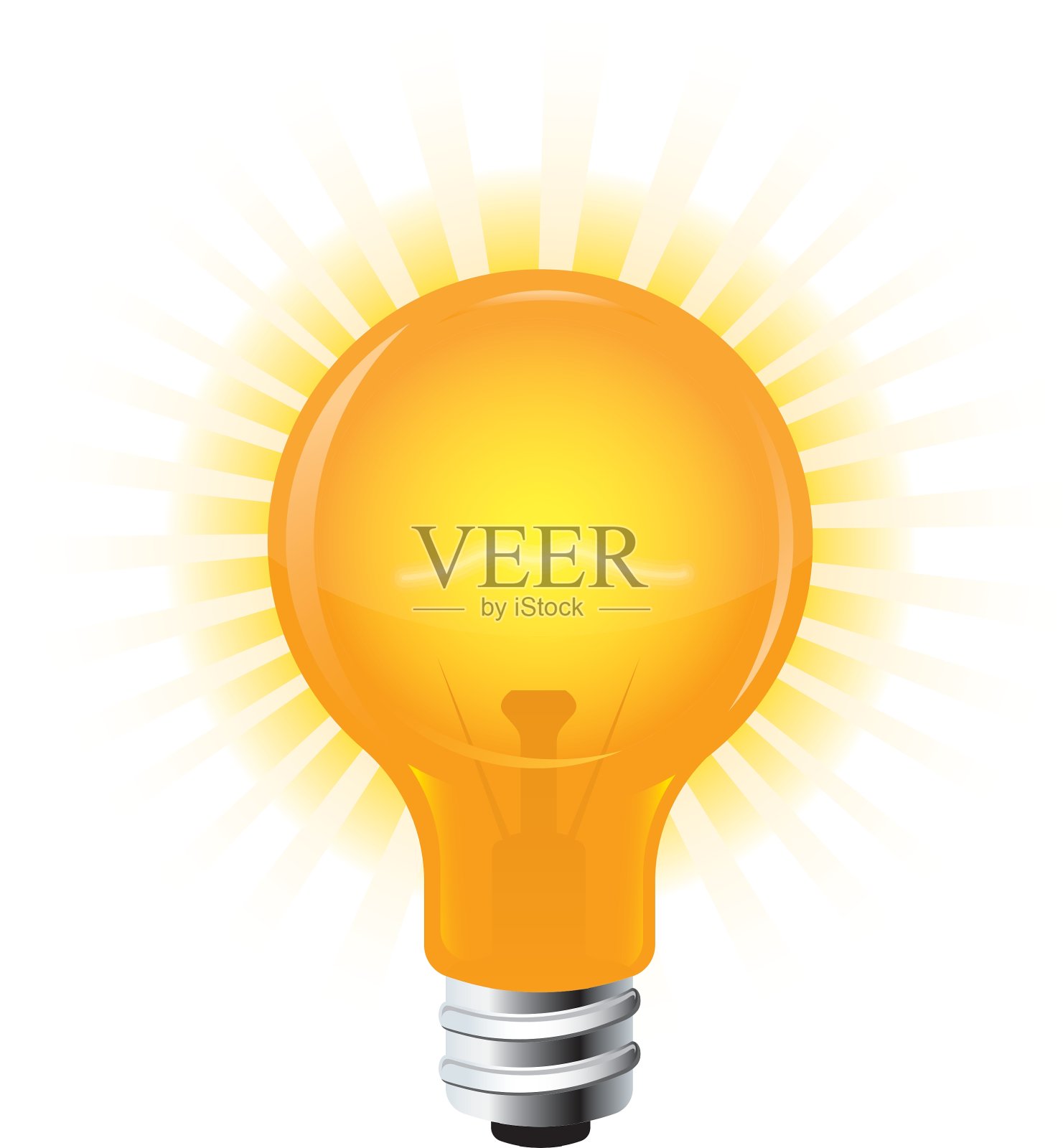 灯泡设计元素图片