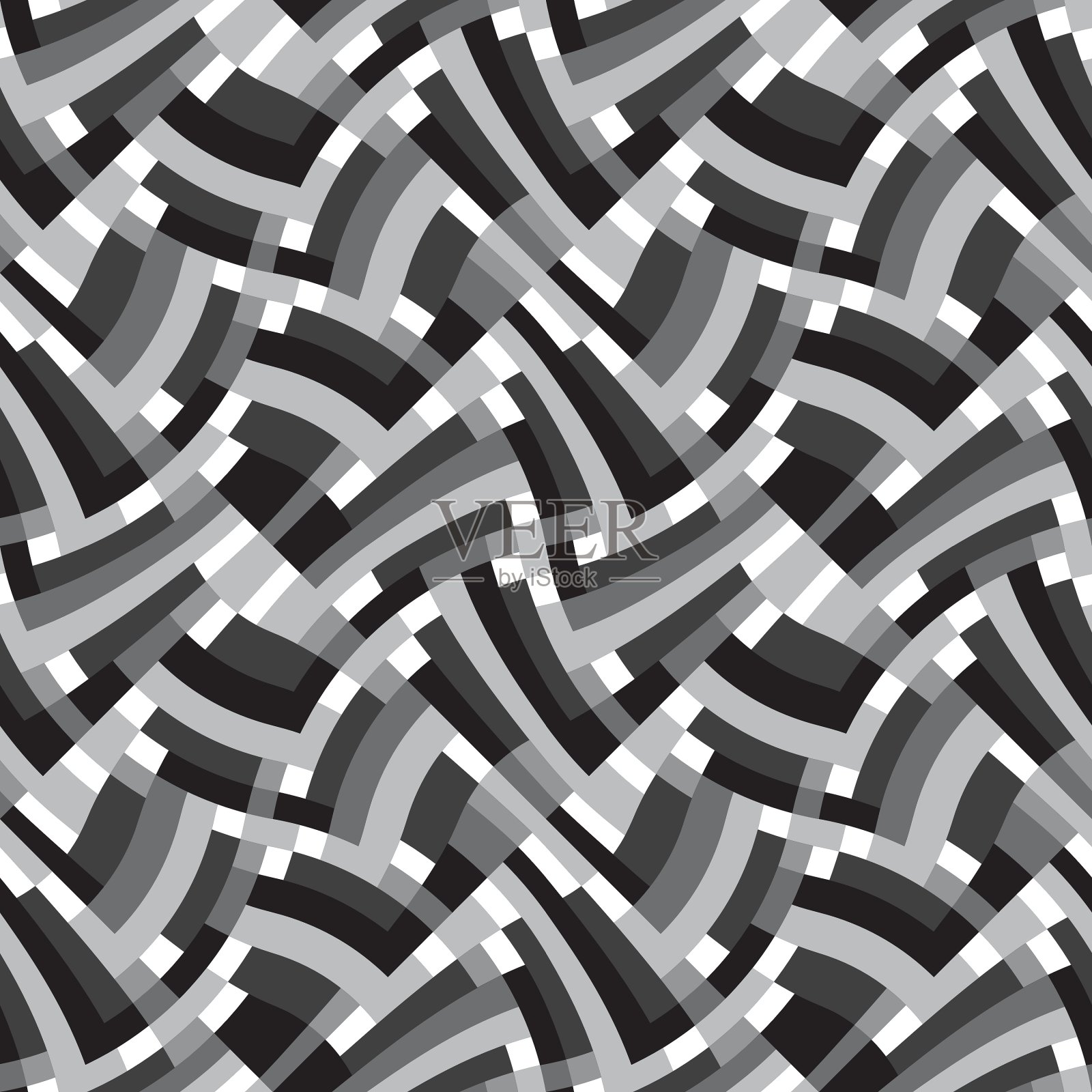 几何迷宫插画图片素材