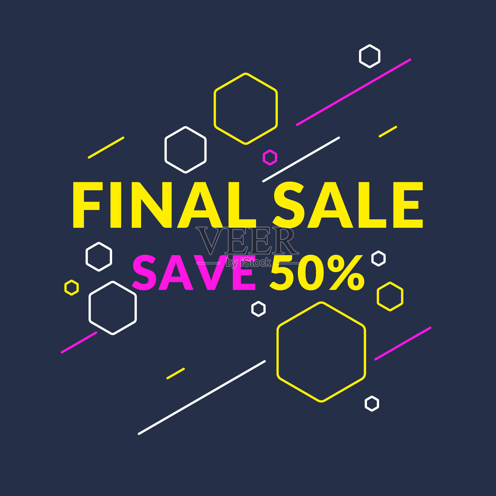 最好的销售横幅原海报折扣设计元素图片