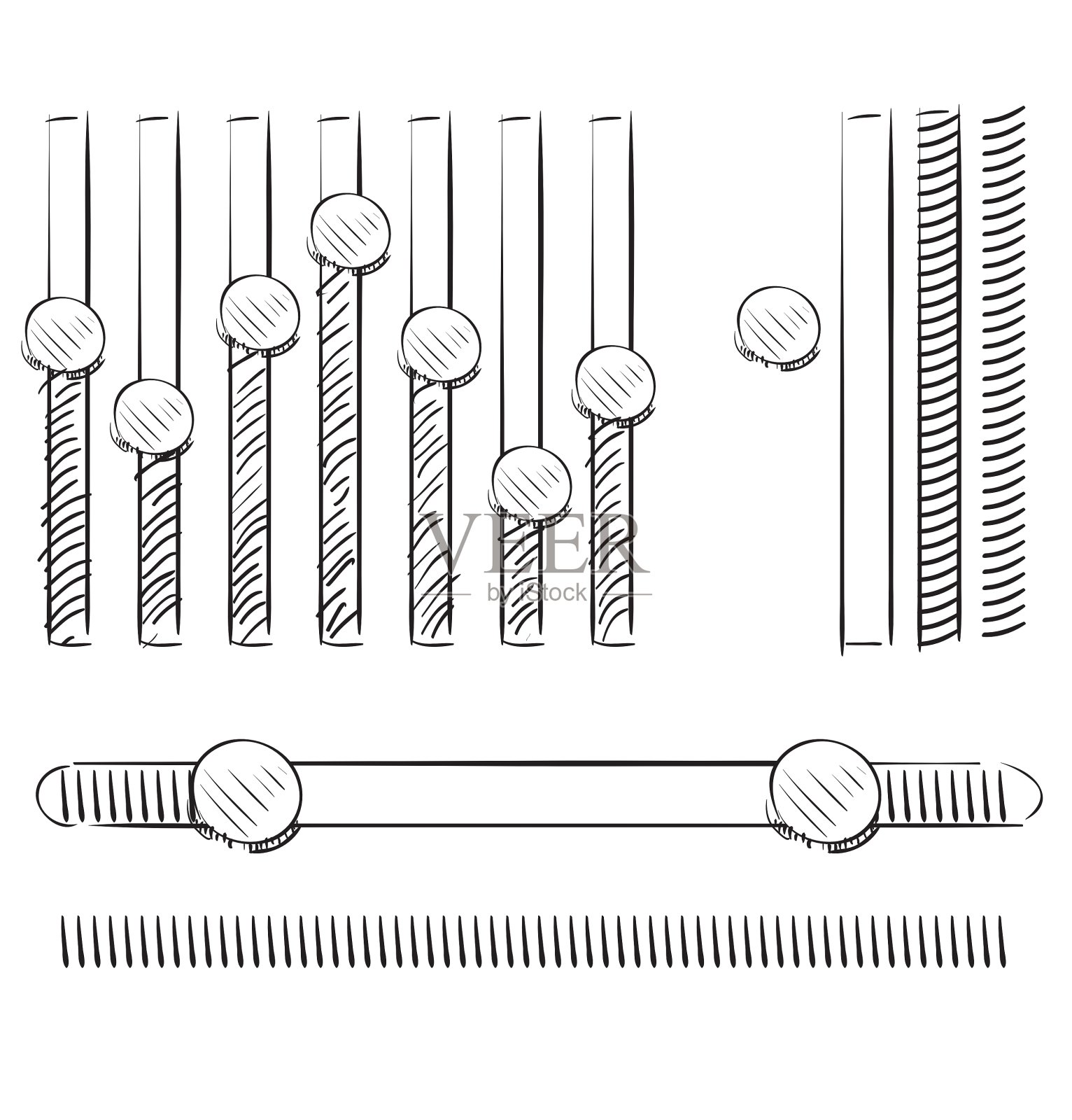 均衡器插画图片素材