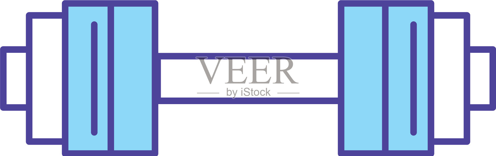 哑铃器械在健身房做锻炼设计元素图片