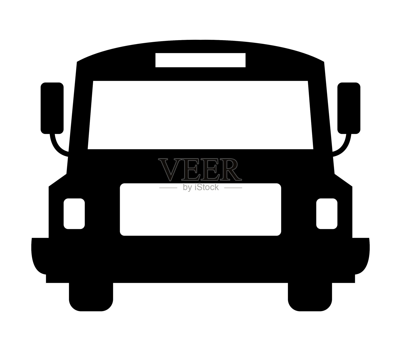 校车图标插画图片素材