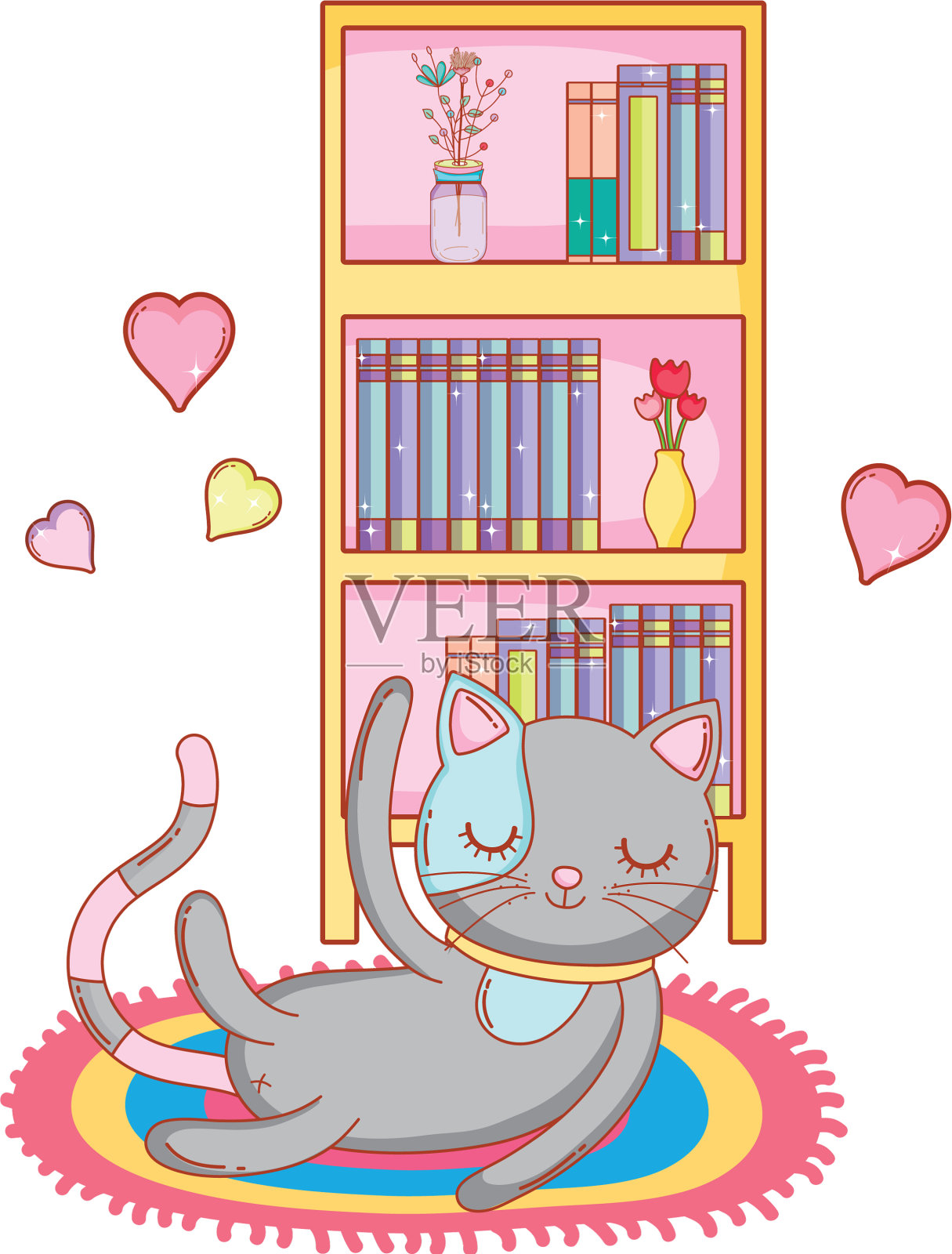 凯蒂猫的卡通设计元素图片