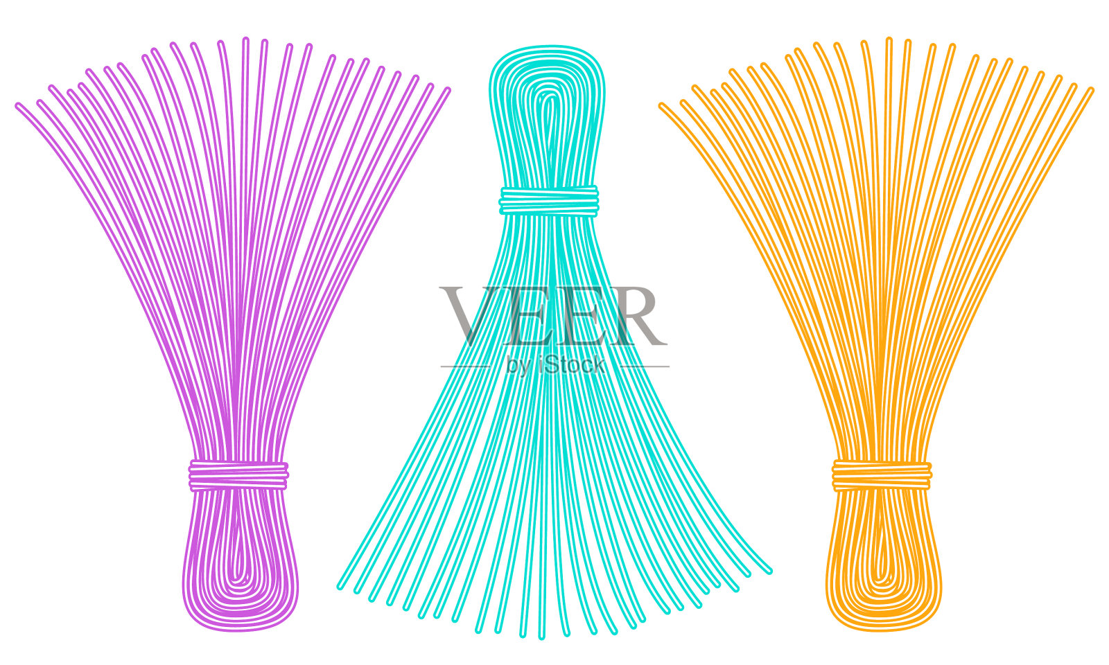 线程流苏图标设计元素图片