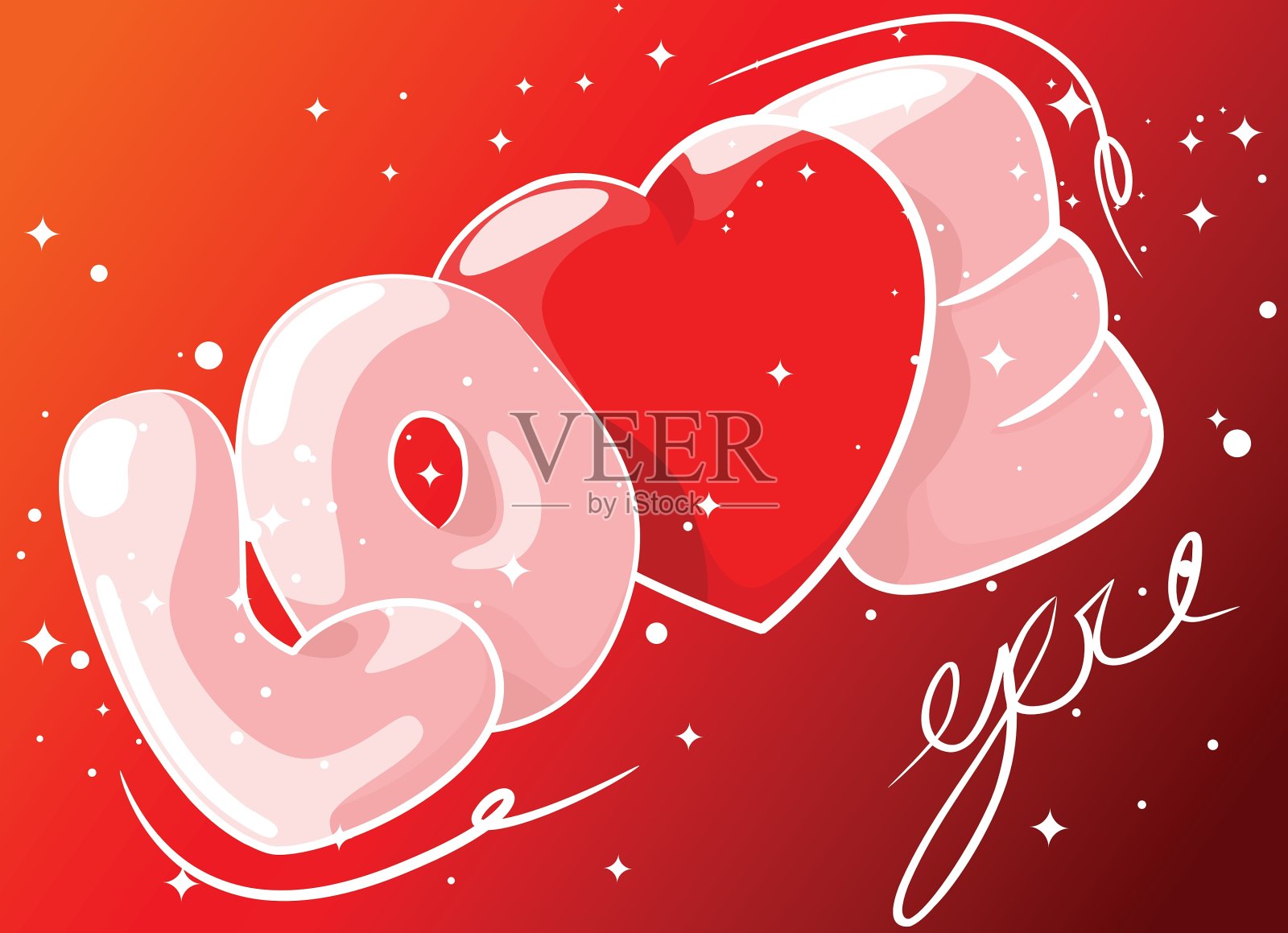 爱的背景插画图片素材