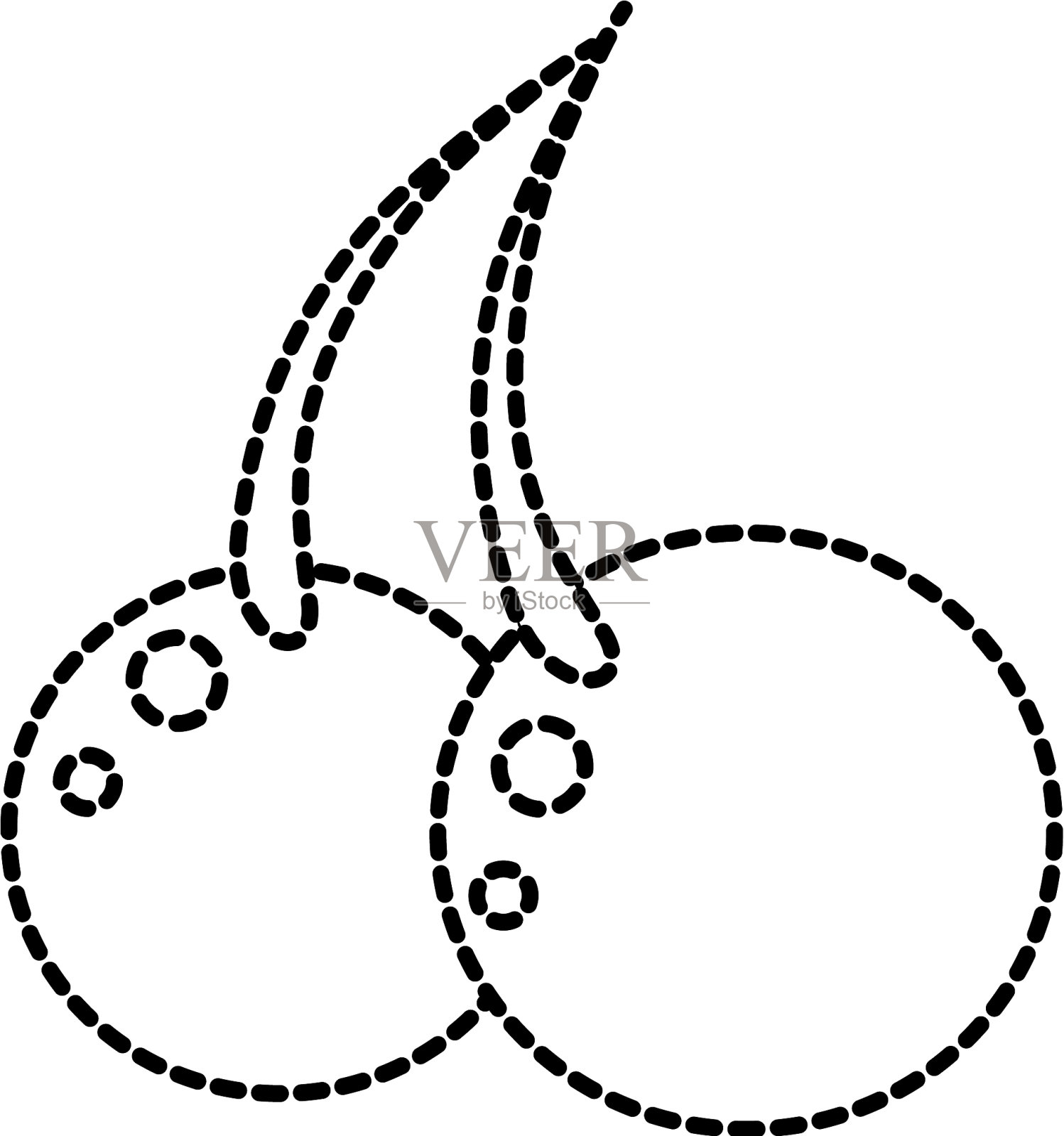 孤立的樱桃设计插画图片素材