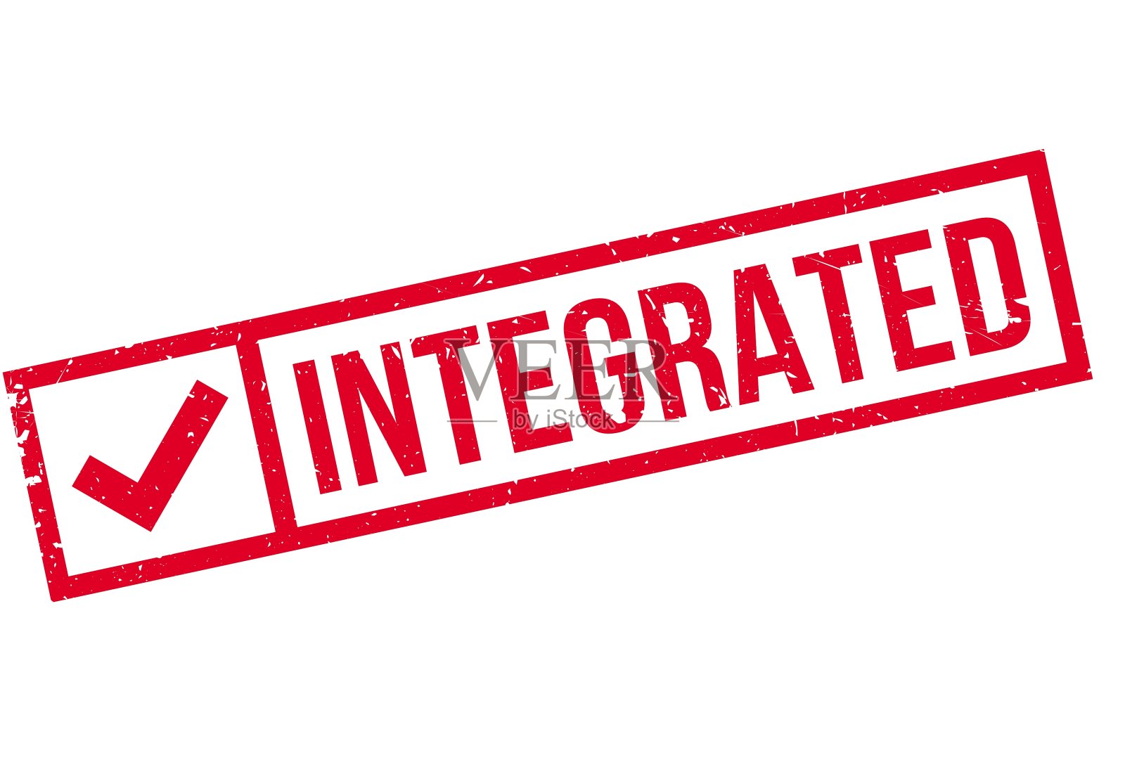 集成的橡皮图章设计元素图片