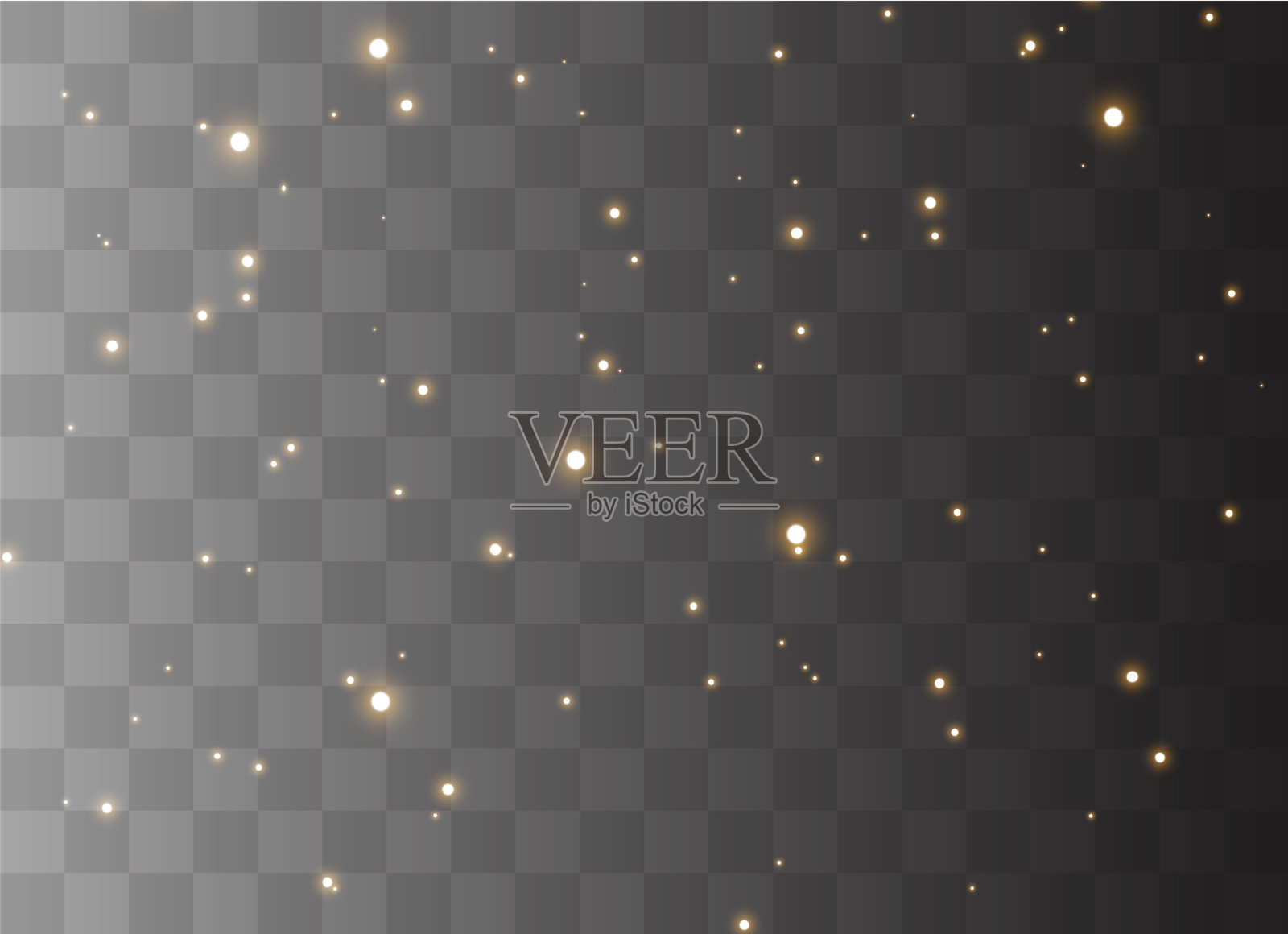 闪闪发光的魔法尘埃插画图片素材