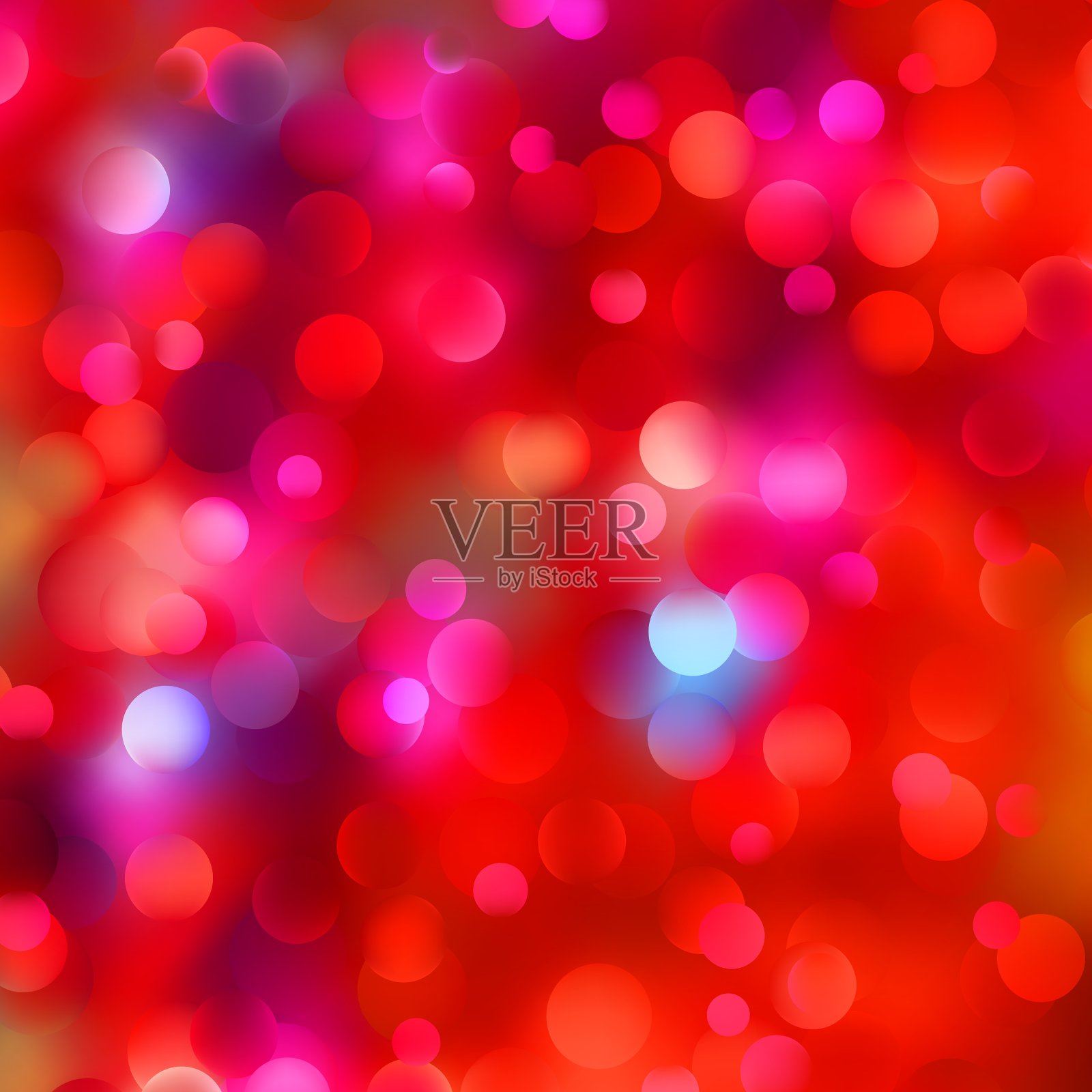 紫色圣诞彩灯EPS 8插画图片素材