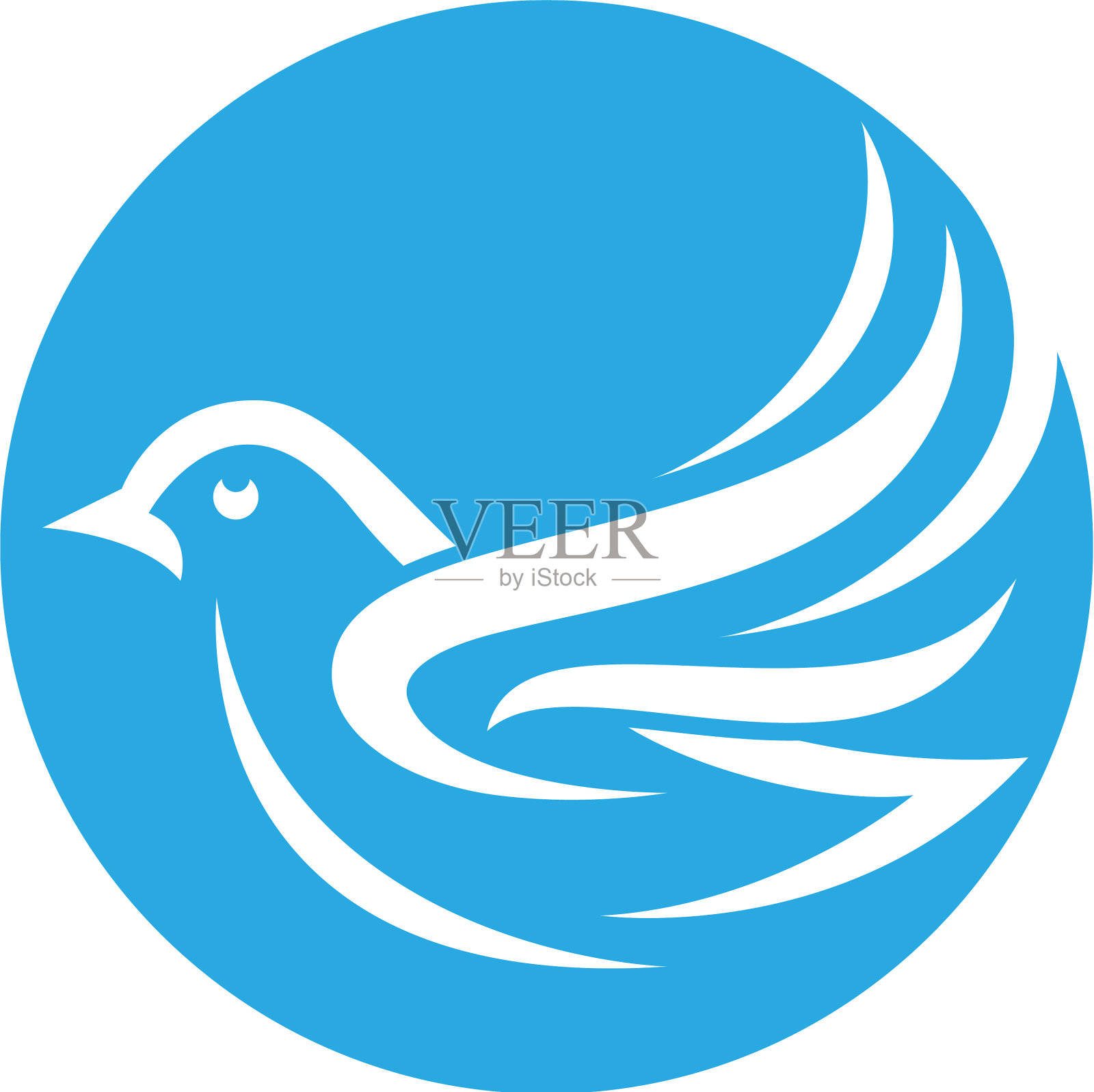 鸟鸽标志模板设计元素图片