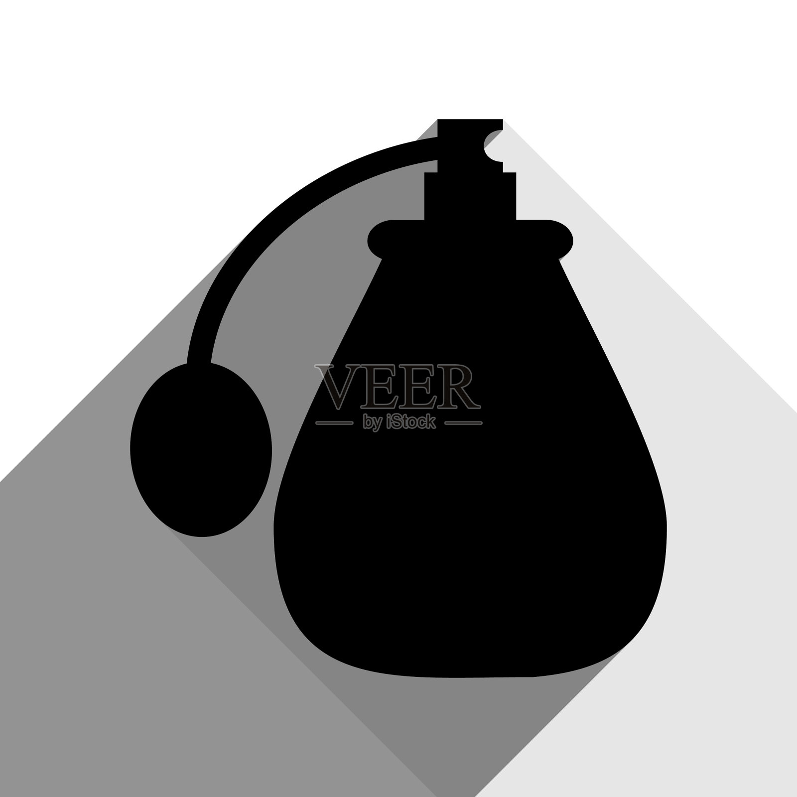 黑色香水图标设置香水图标对象图标素材