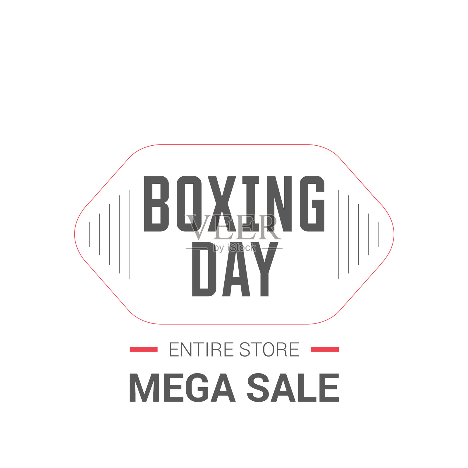 节礼日销售卡与优雅的设计设计元素图片