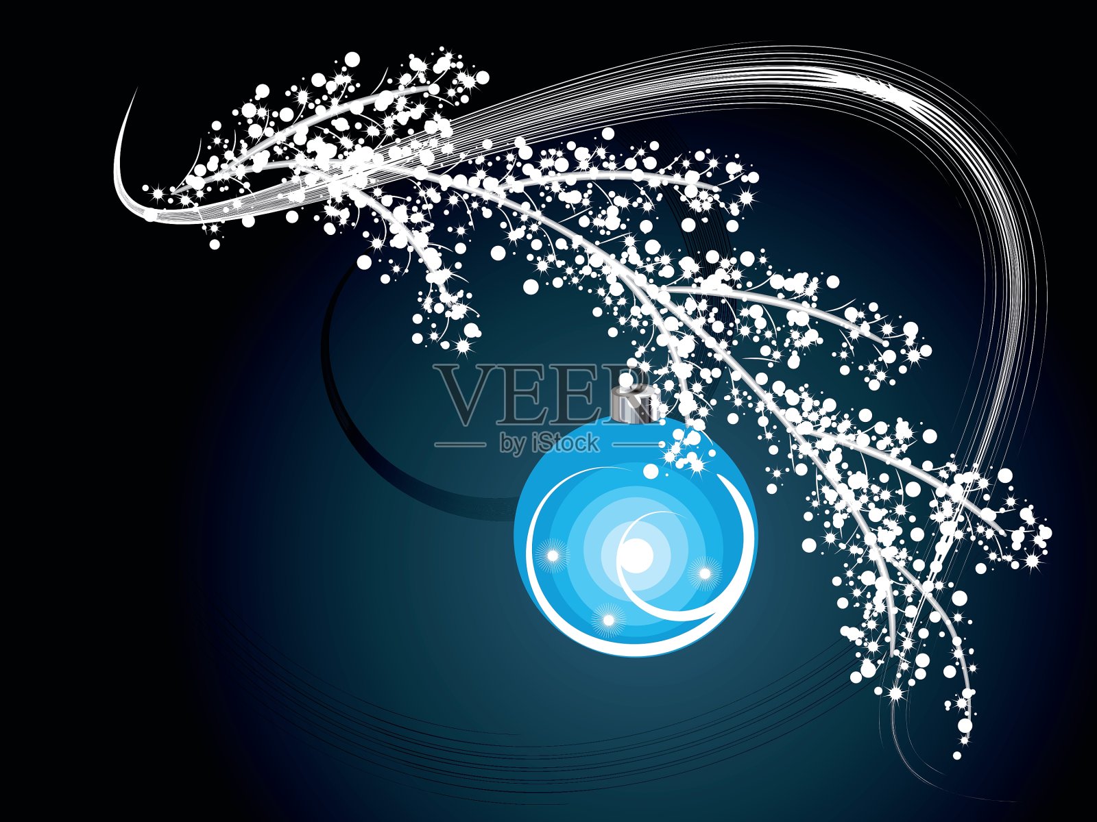 冰分支插画图片素材