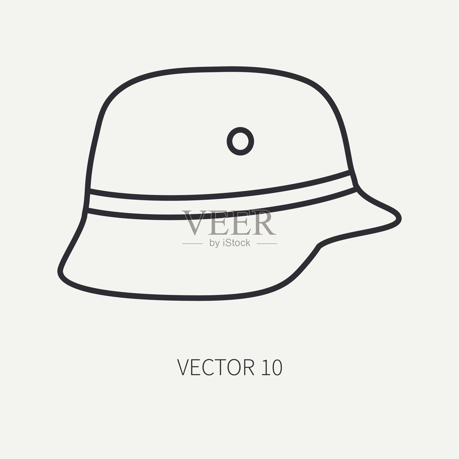 线条平坦质朴的摩托车图标经典插画图片素材