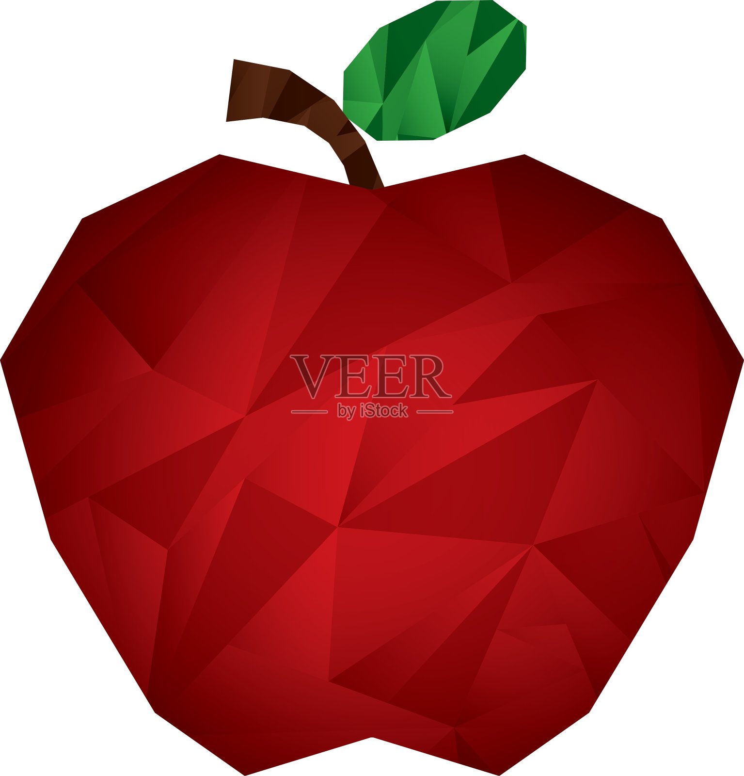 鲜果低聚孤立图标设计元素图片