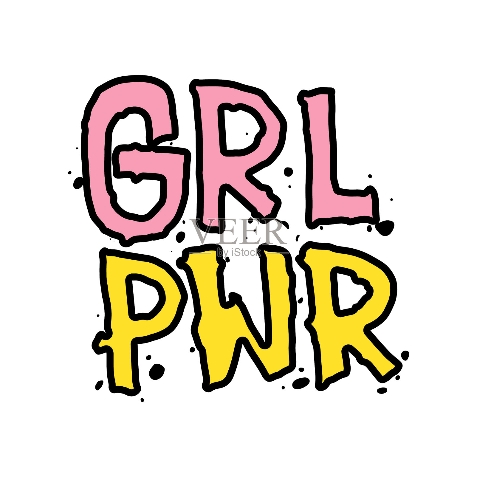 漫画素描设计元素图片