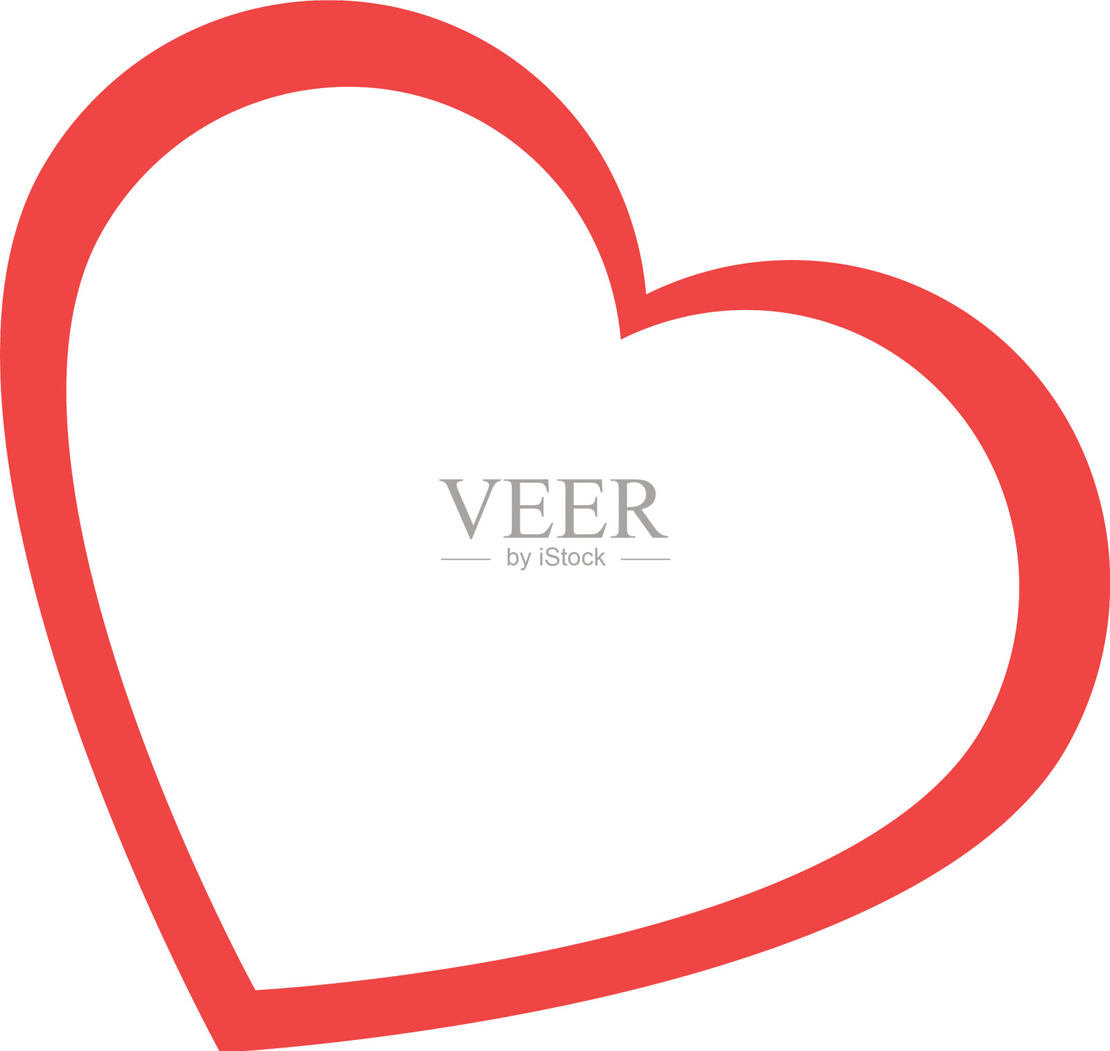 红心图标插画图片素材