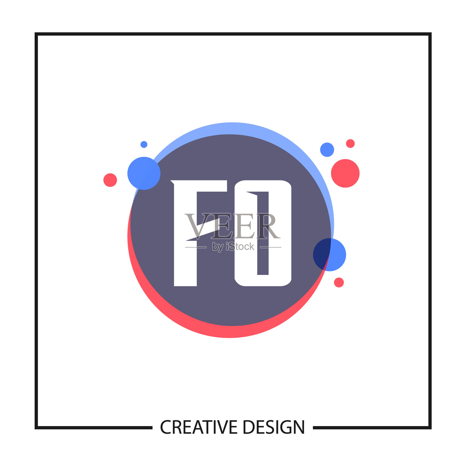 初始字母标志的模板设计插画图片素材