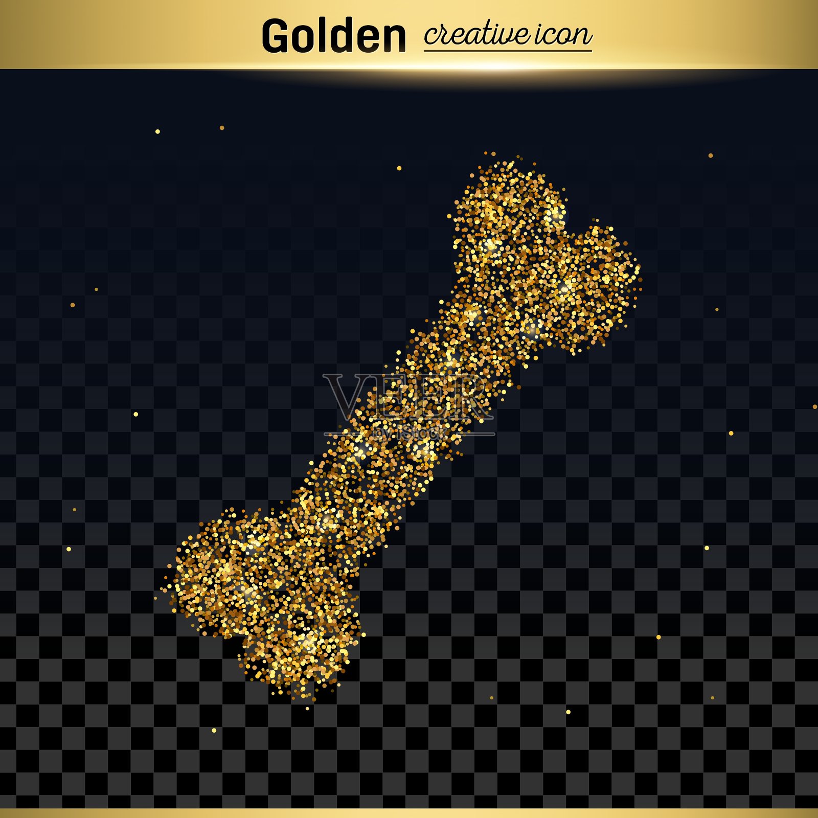 黄金闪光图标插画图片素材