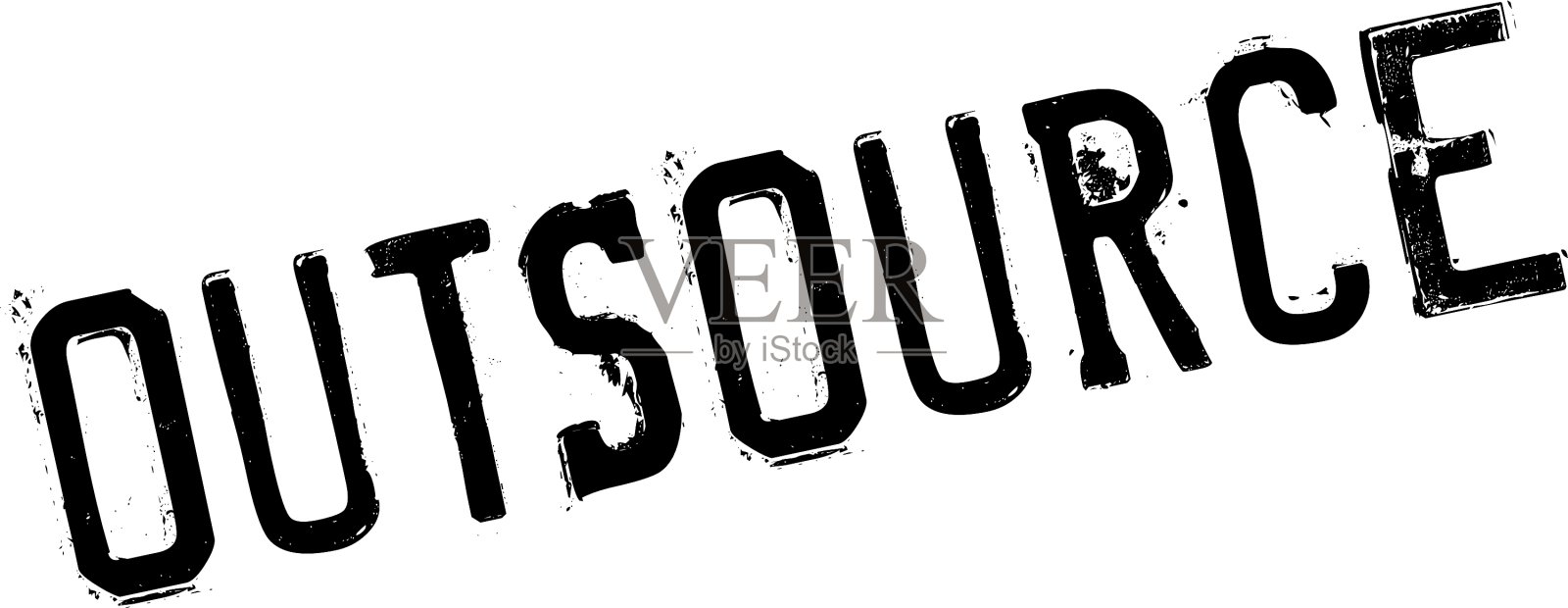 外包印章橡胶垃圾插画图片素材