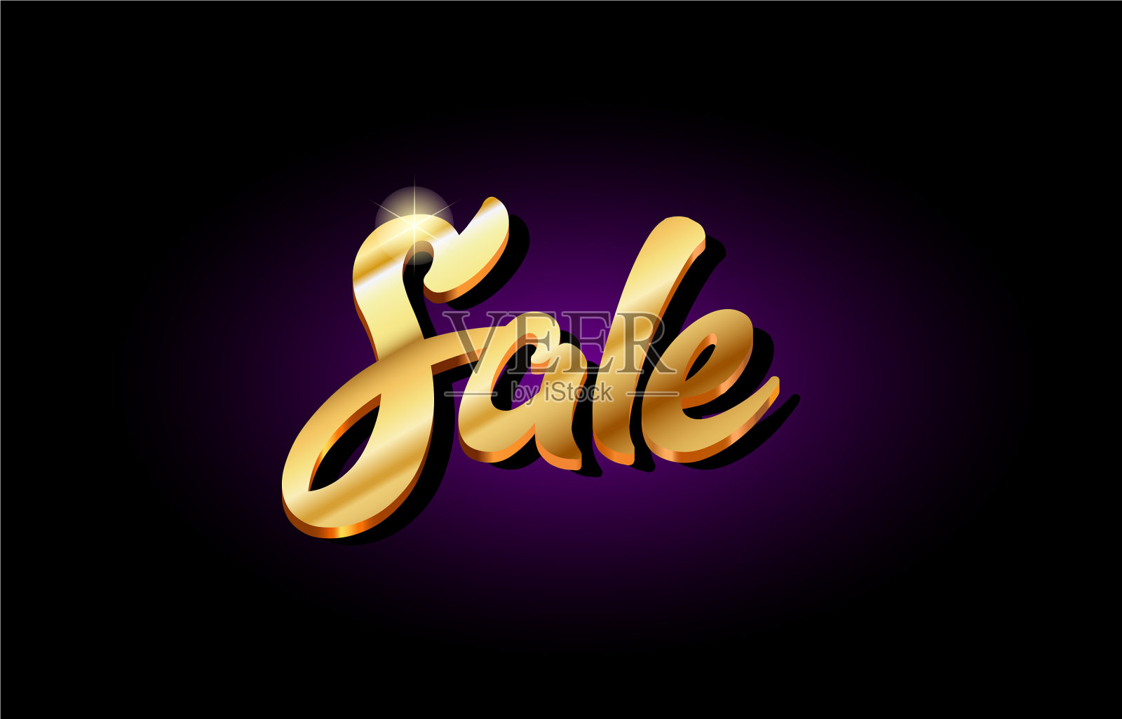 销售3d黄金黄金文字金属标志图标设计设计元素图片