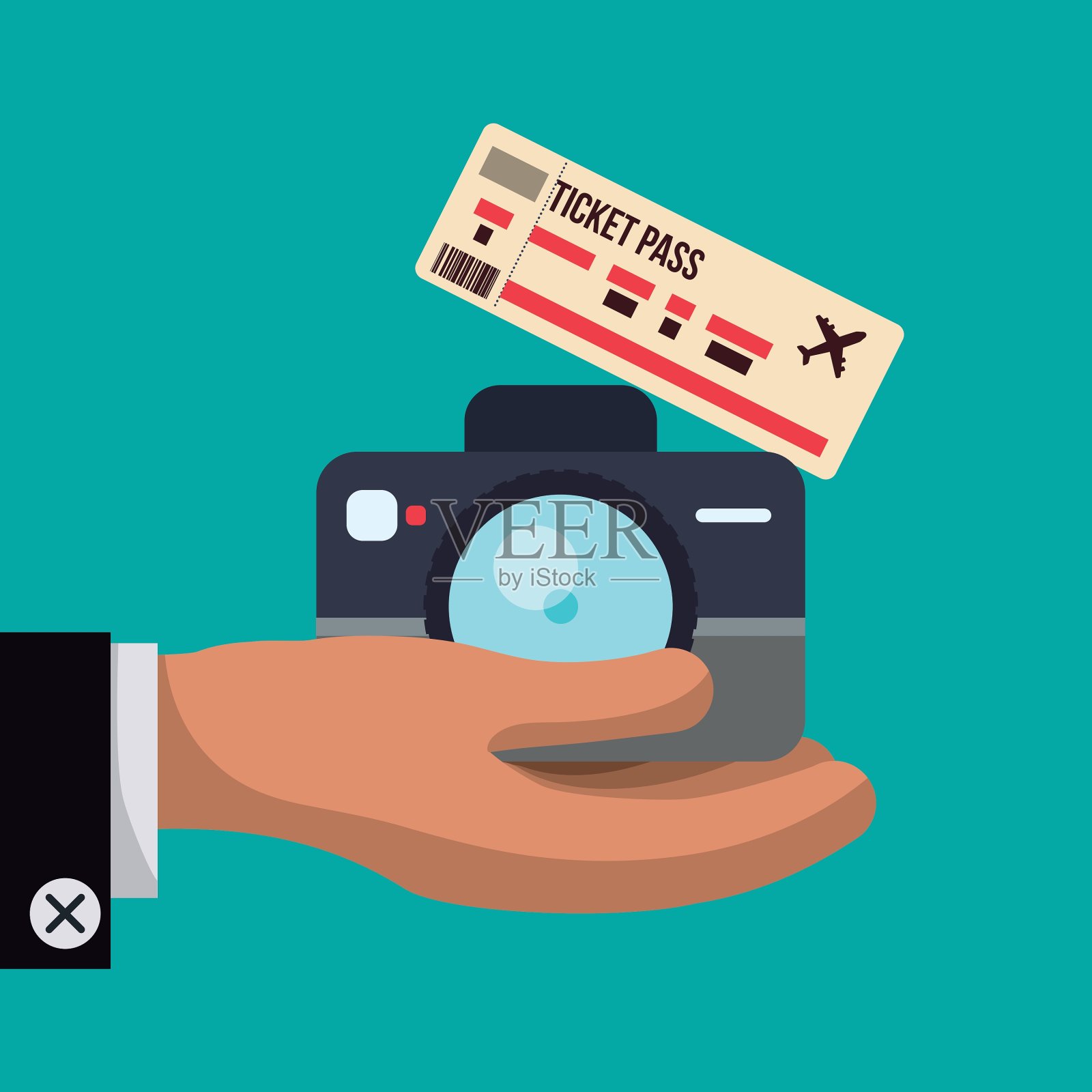 旅行设计旅行图标插画图片素材