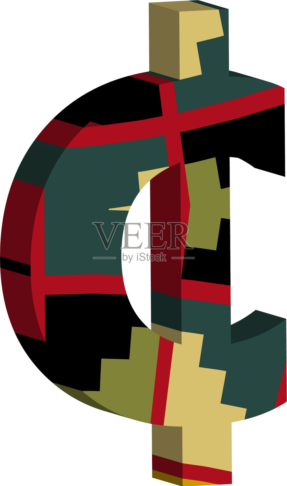 3 d分符号插画图片素材