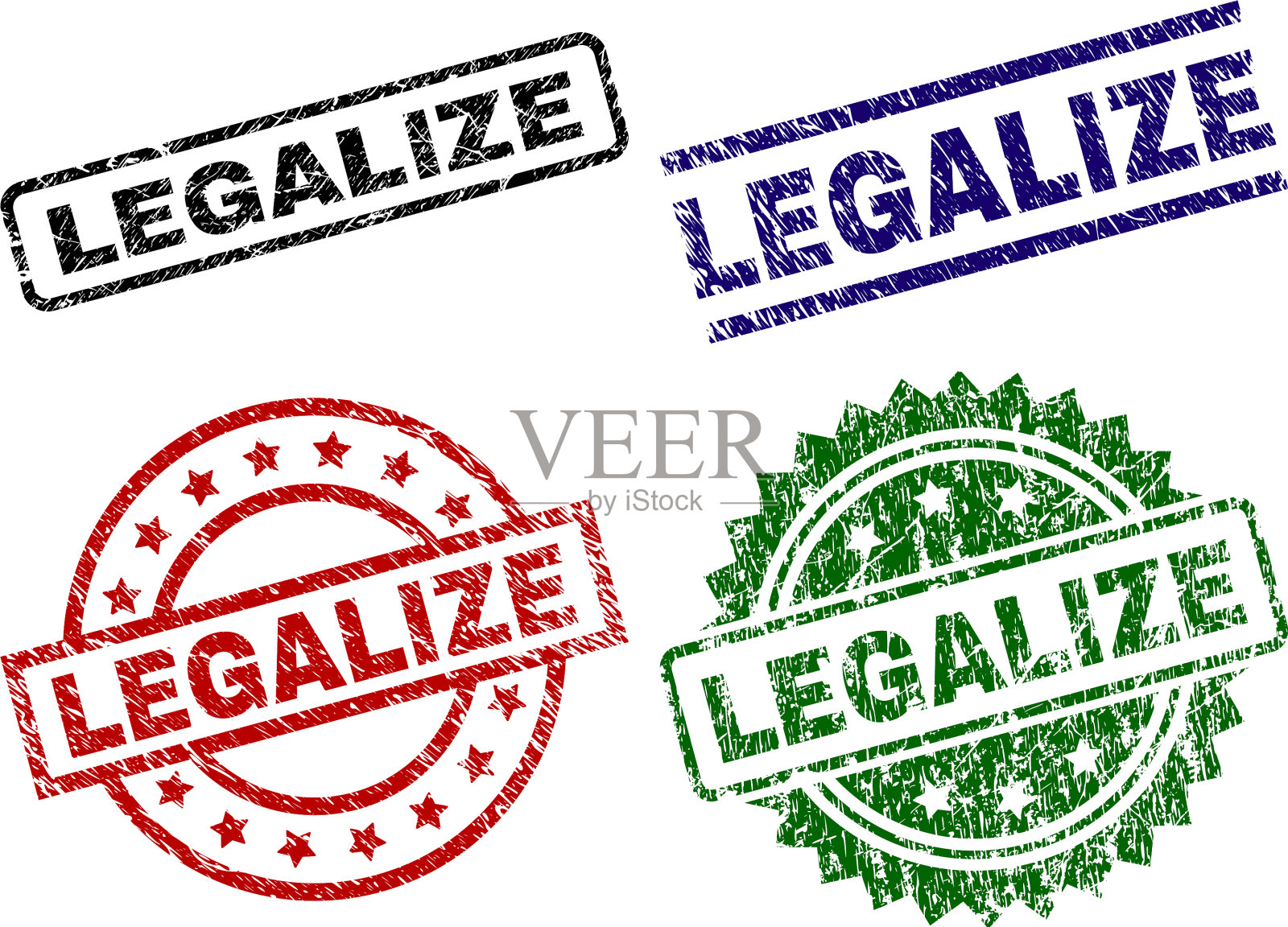 有花纹的合法印章插画图片素材