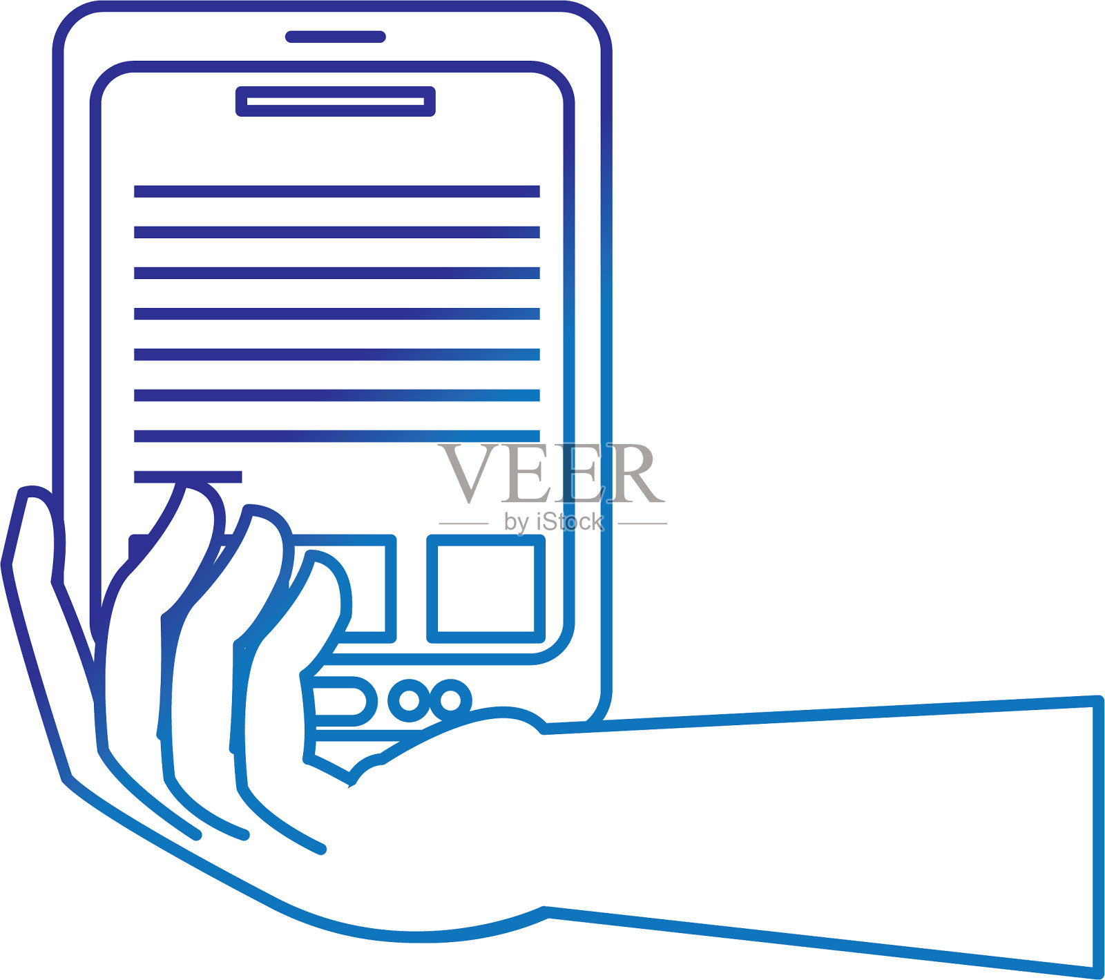 孤立的平板电脑设计设计元素图片