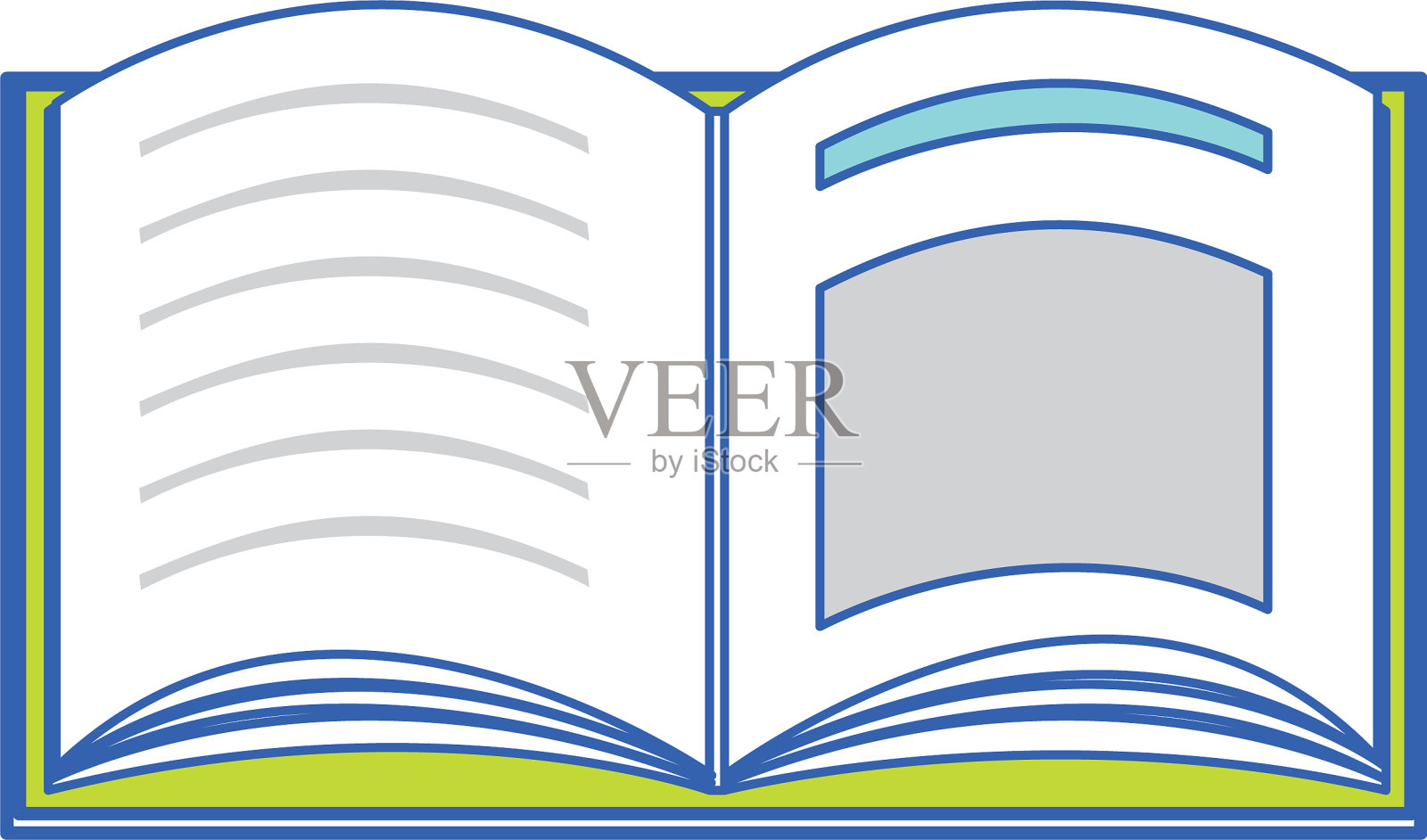 孤立的书设计设计元素图片