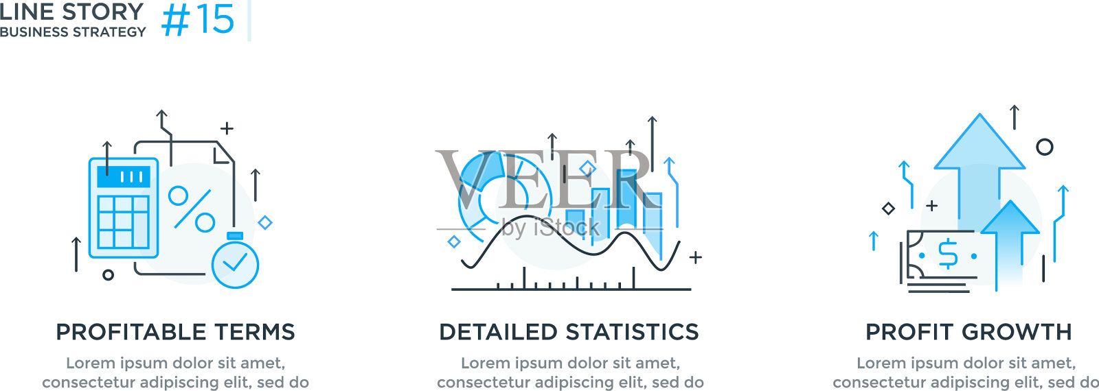 集概念与经营概念图标素材