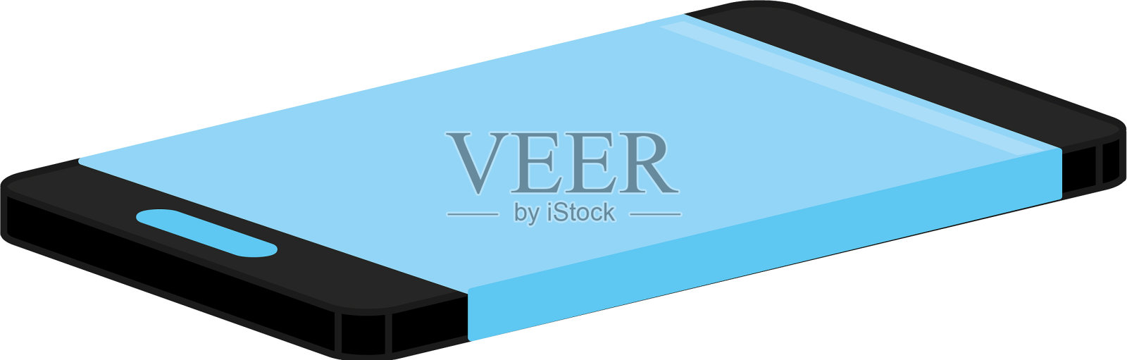 孤立的智能手机设计设计元素图片