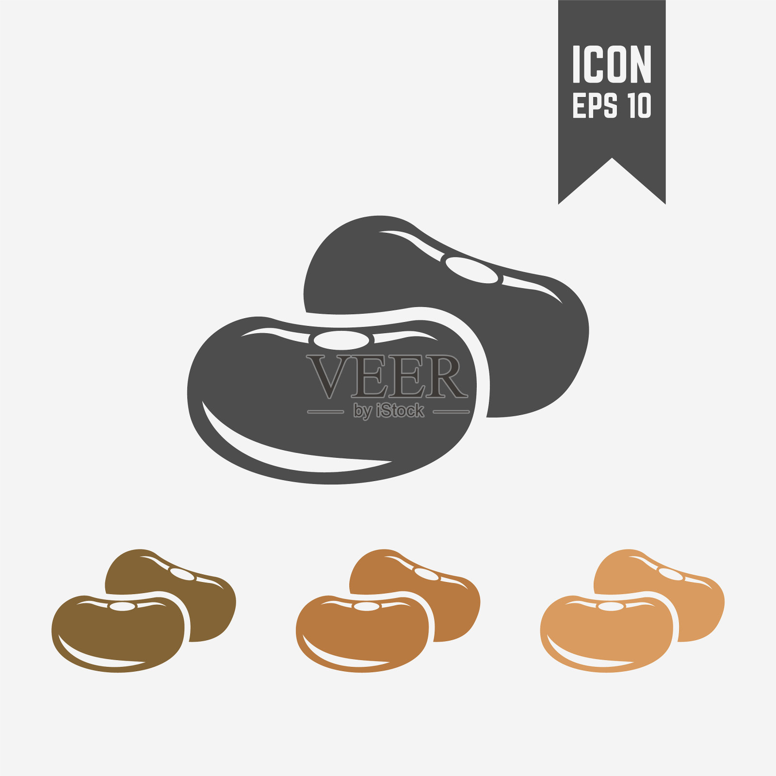 豆子种子孤立图标干果图标图标素材