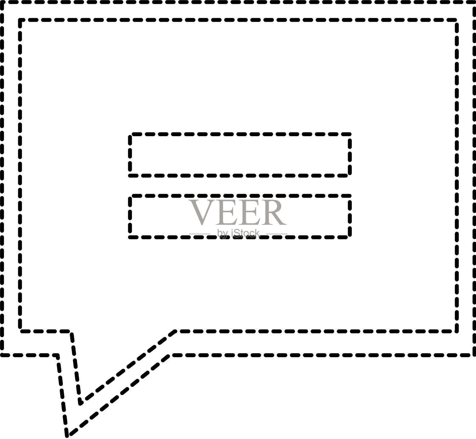 语音气泡隔离图标插画图片素材