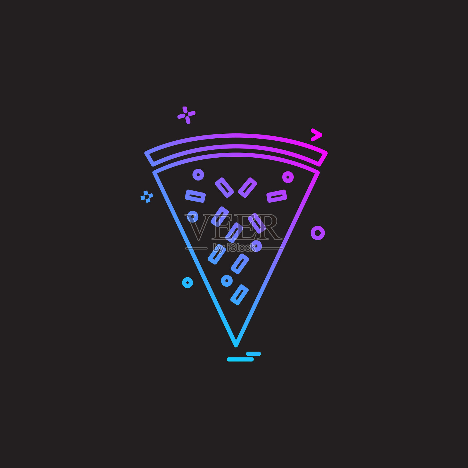 披萨图标设计插画图片素材