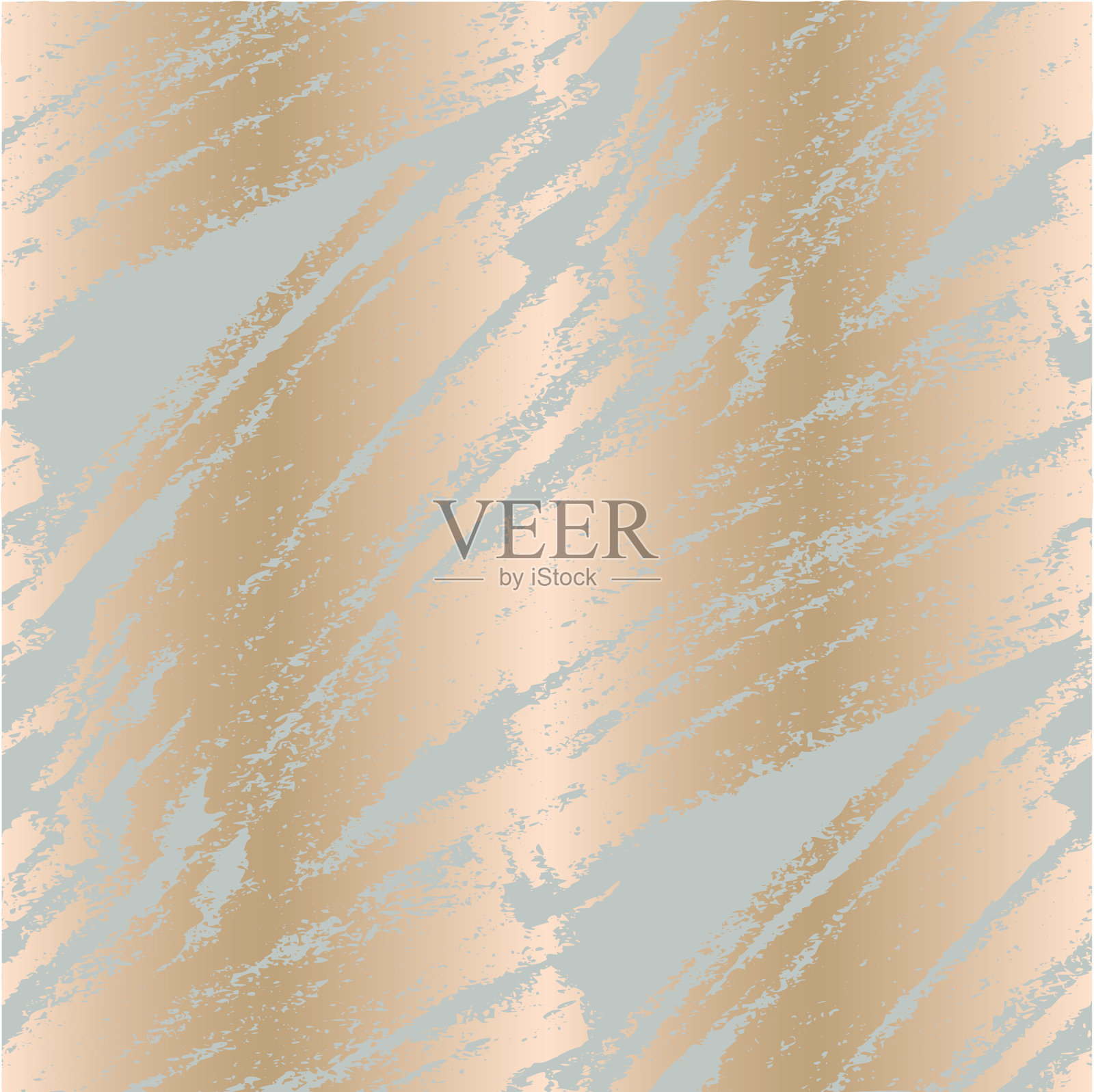 浅灰色和冷金色笔触无缝图案插画图片素材