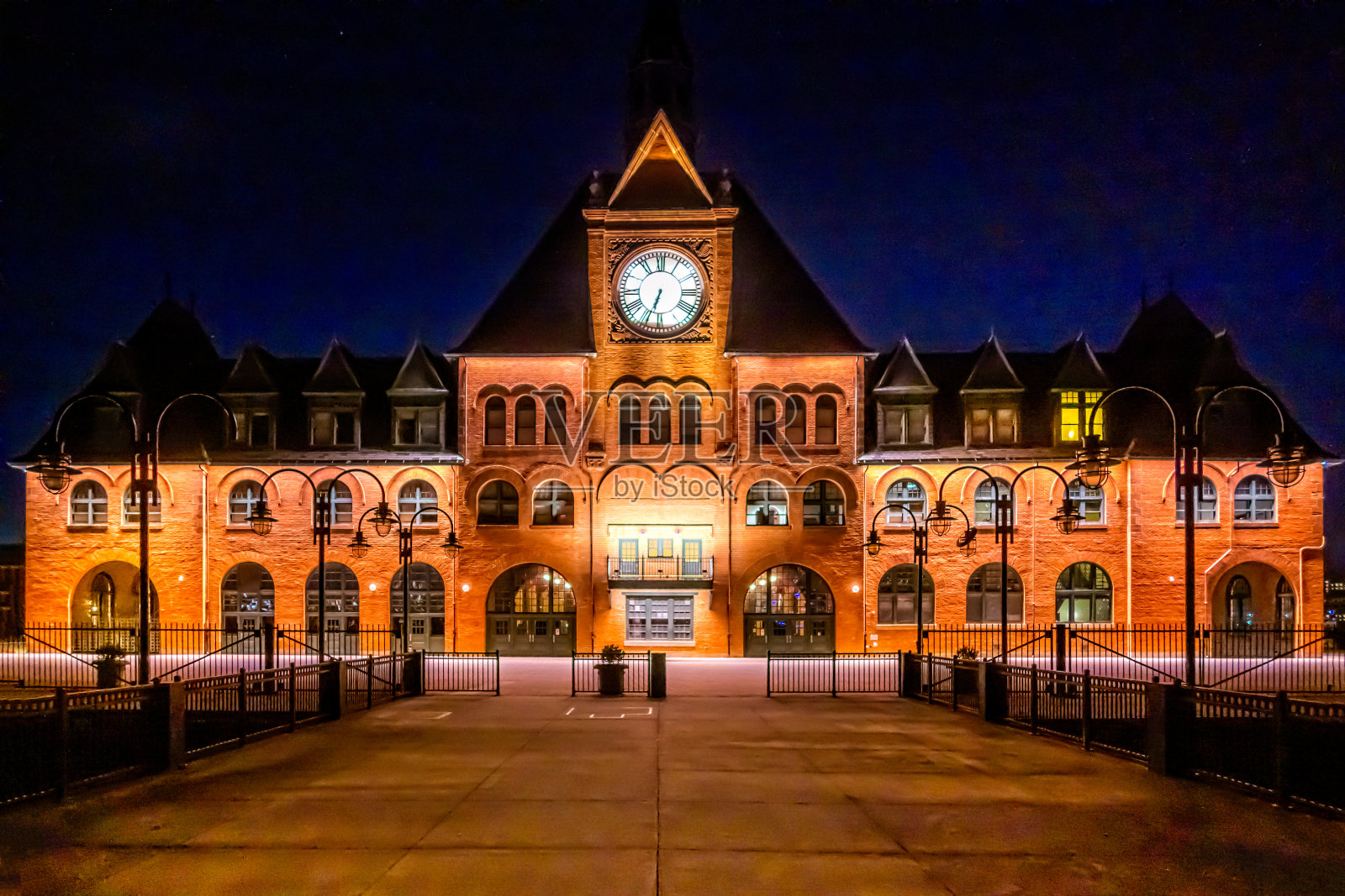 新泽西中央铁路的终点站照片摄影图片